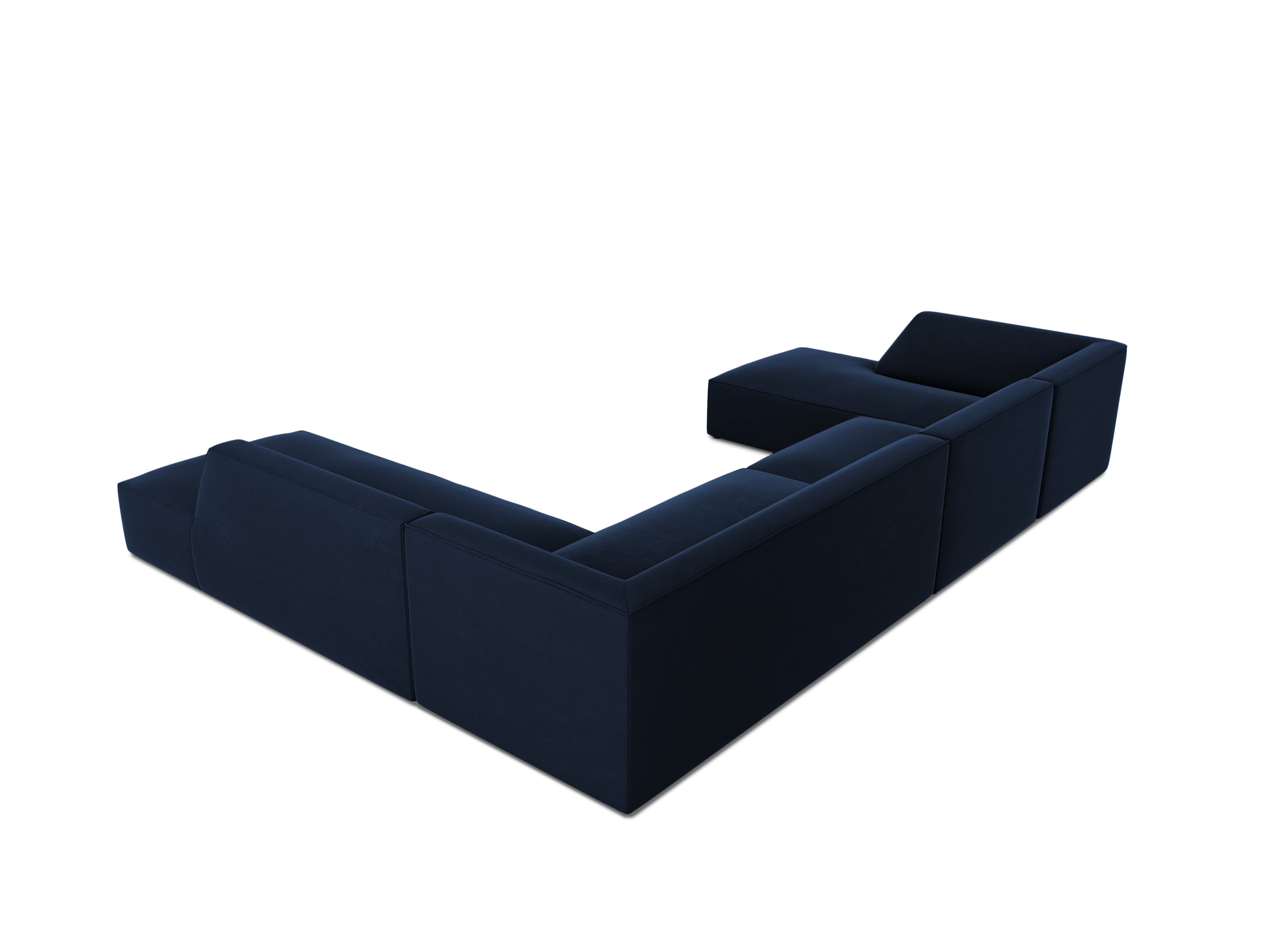 Ecksofa Ruby, 7 Sitze, 366x273cm, Material: Samt
