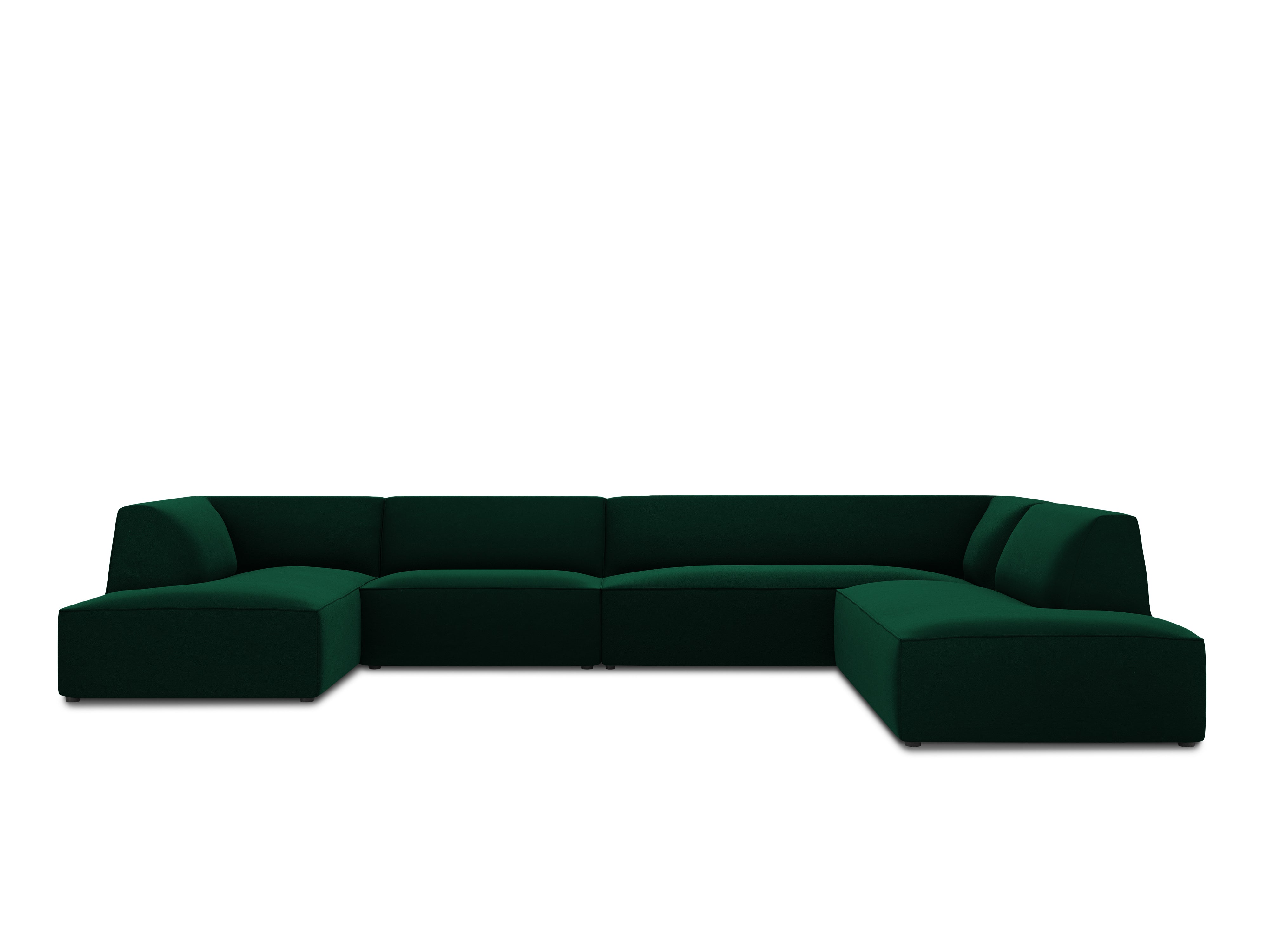 Ecksofa Ruby, 7 Sitze, 366x273cm, Material: Samt