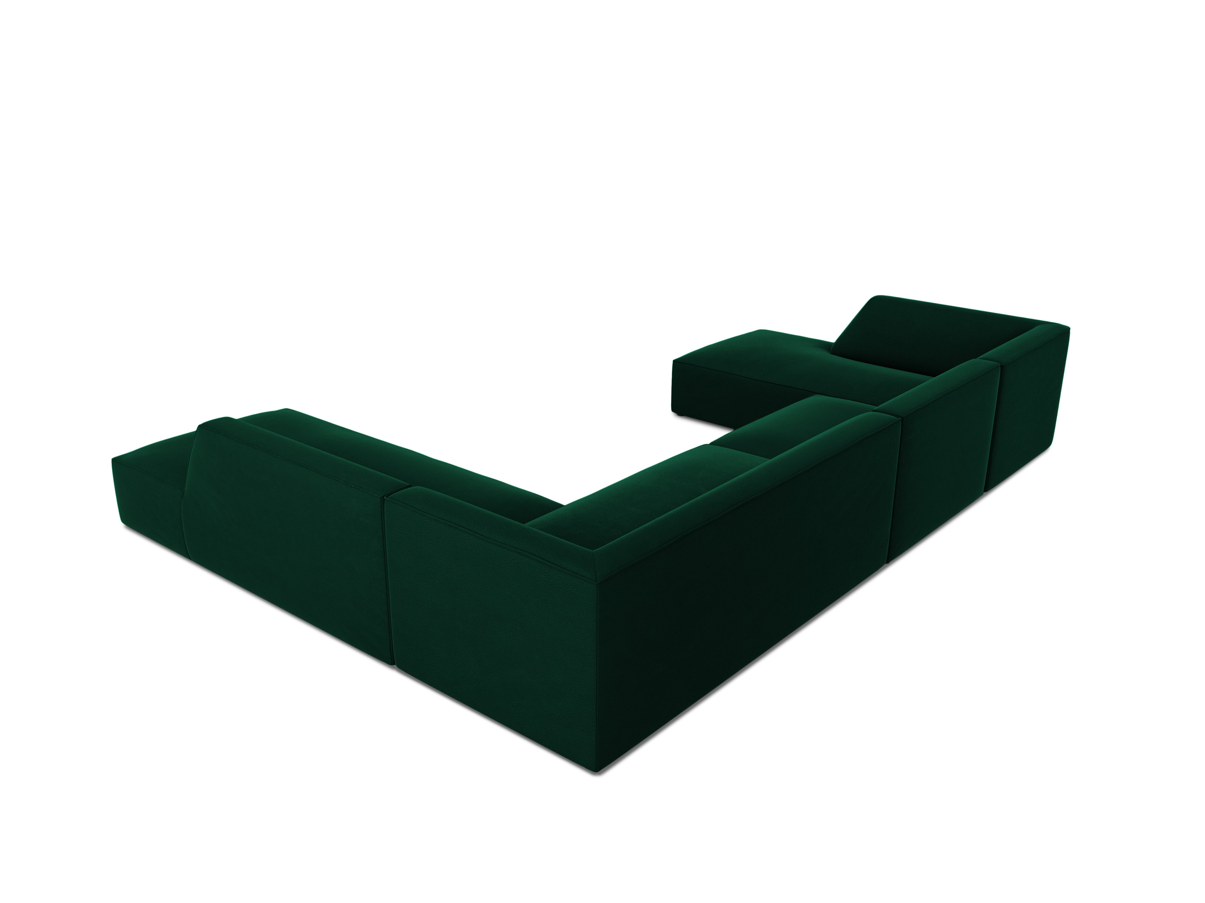 Ecksofa Ruby, 7 Sitze, 366x273cm, Material: Samt