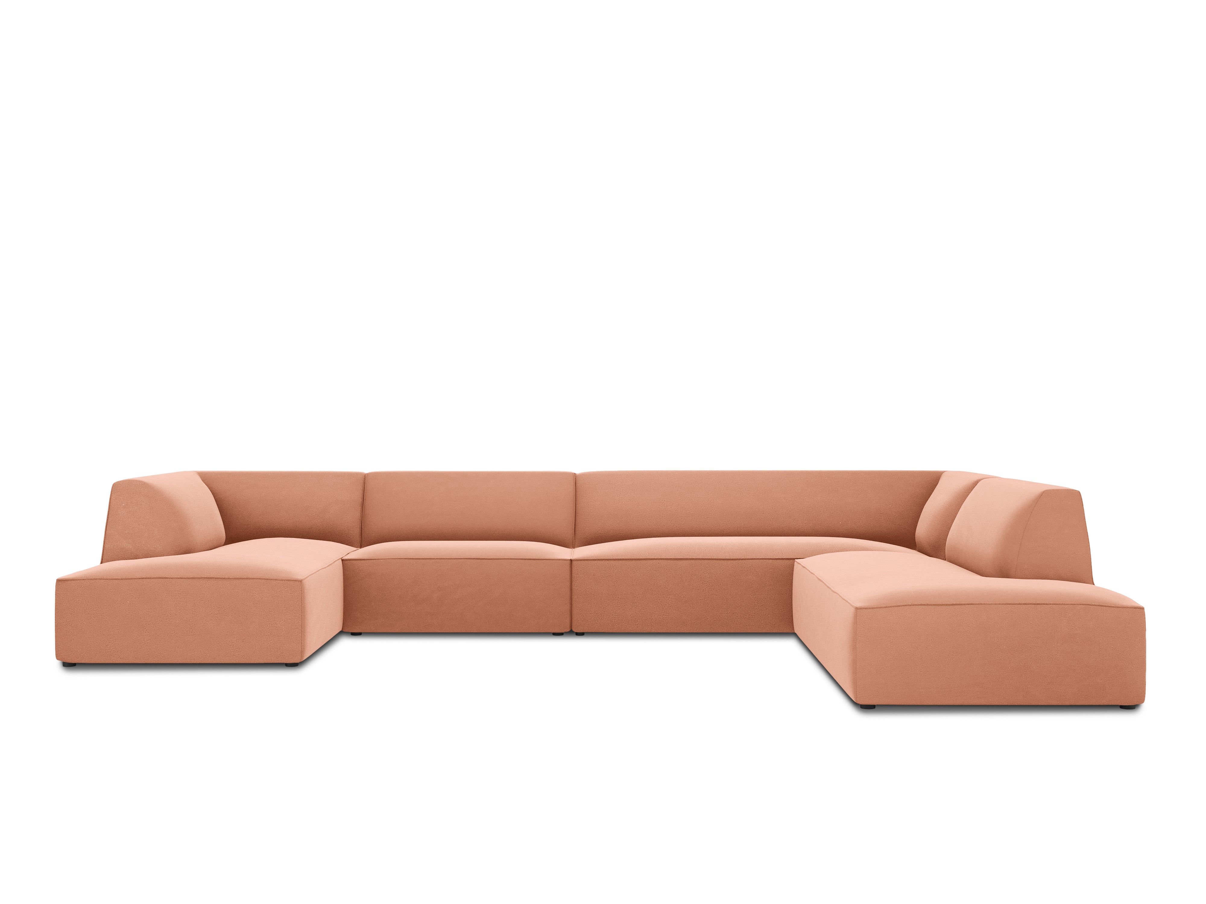 Ecksofa Ruby, 7 Sitze, 366x273cm, Material: Samt