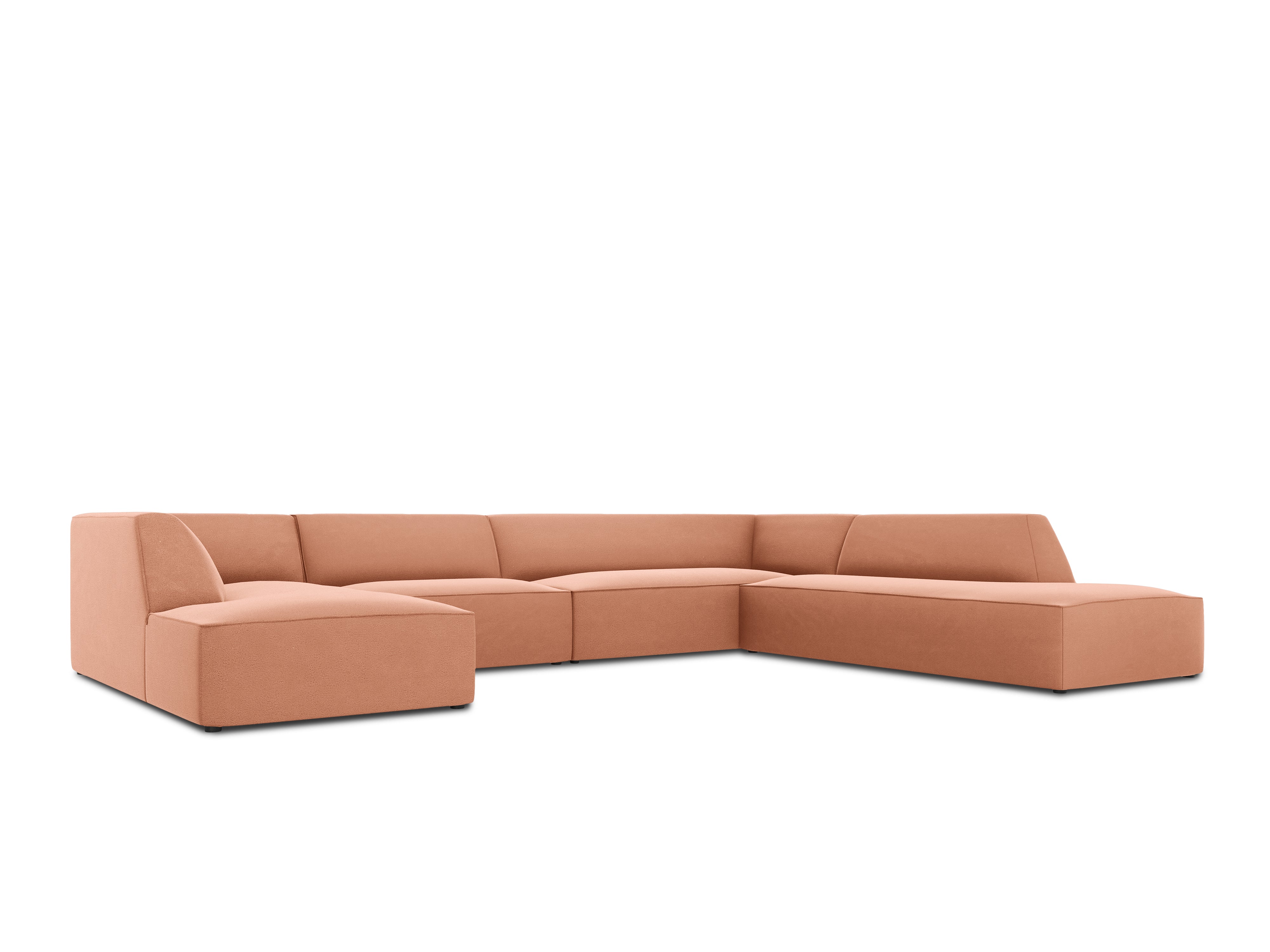 Ecksofa Ruby, 7 Sitze, 366x273cm, Material: Samt