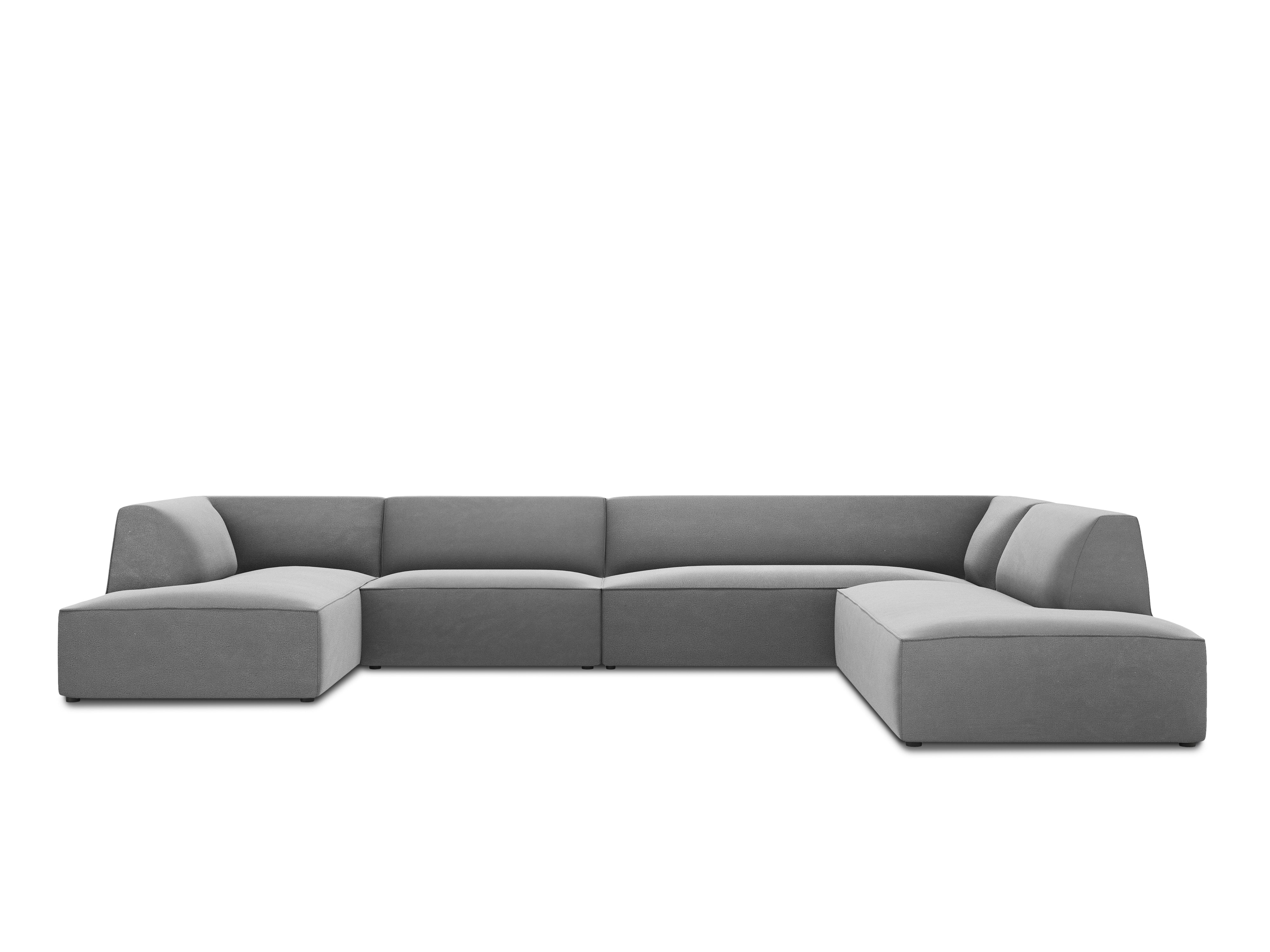 Ecksofa Ruby, 7 Sitze, 366x273cm, Material: Samt