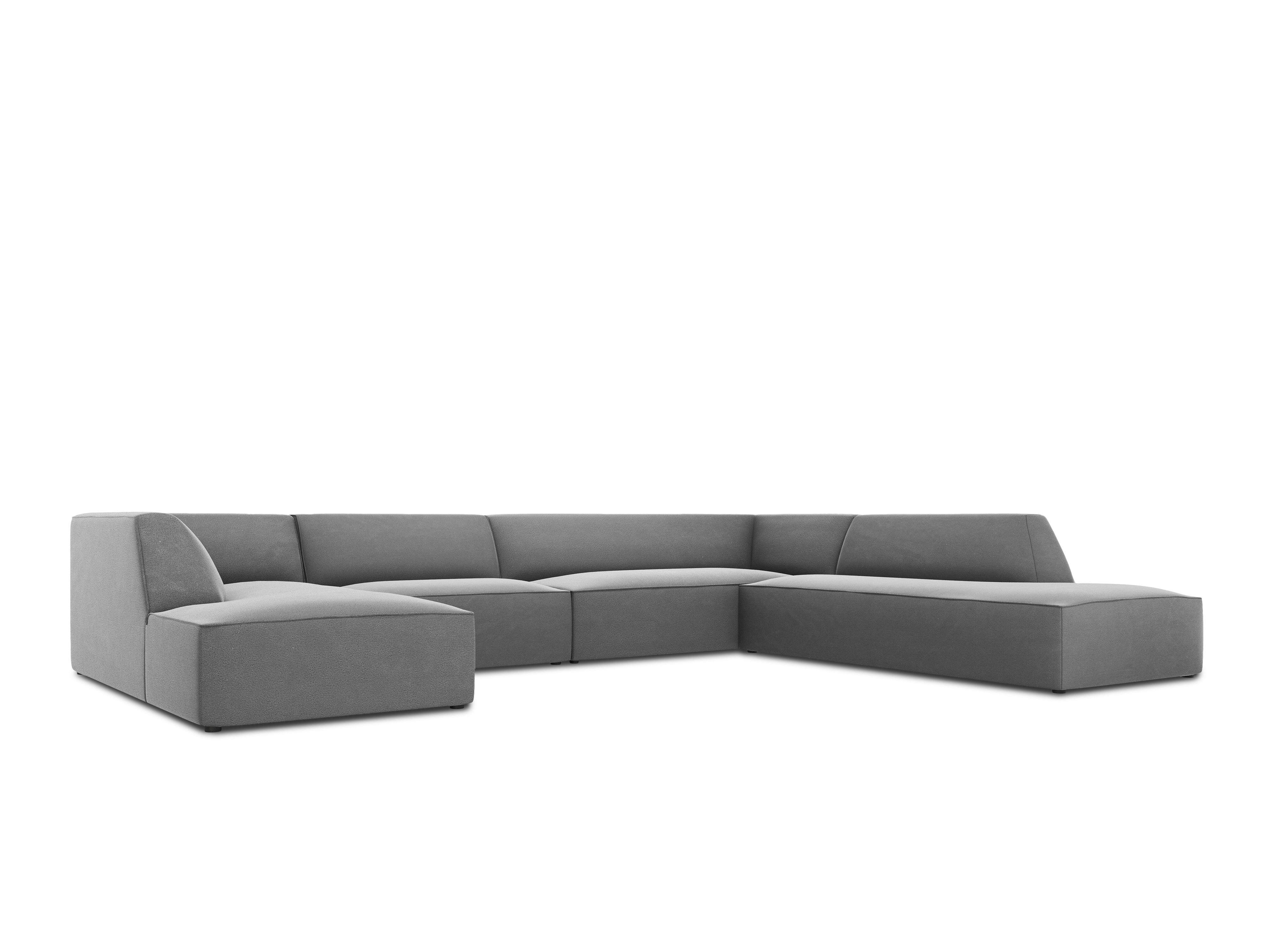 Ecksofa Ruby, 7 Sitze, 366x273cm, Material: Samt