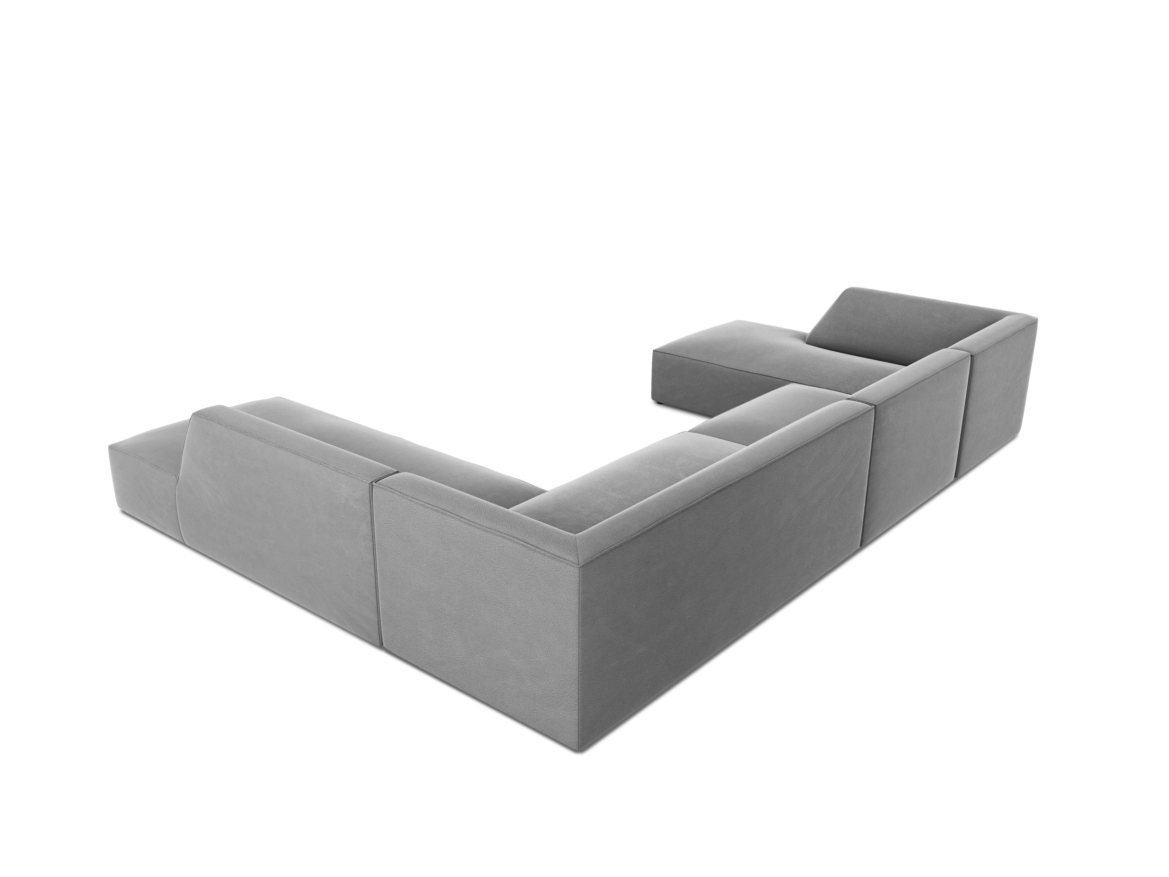 Ecksofa Ruby, 7 Sitze, 366x273cm, Material: Samt
