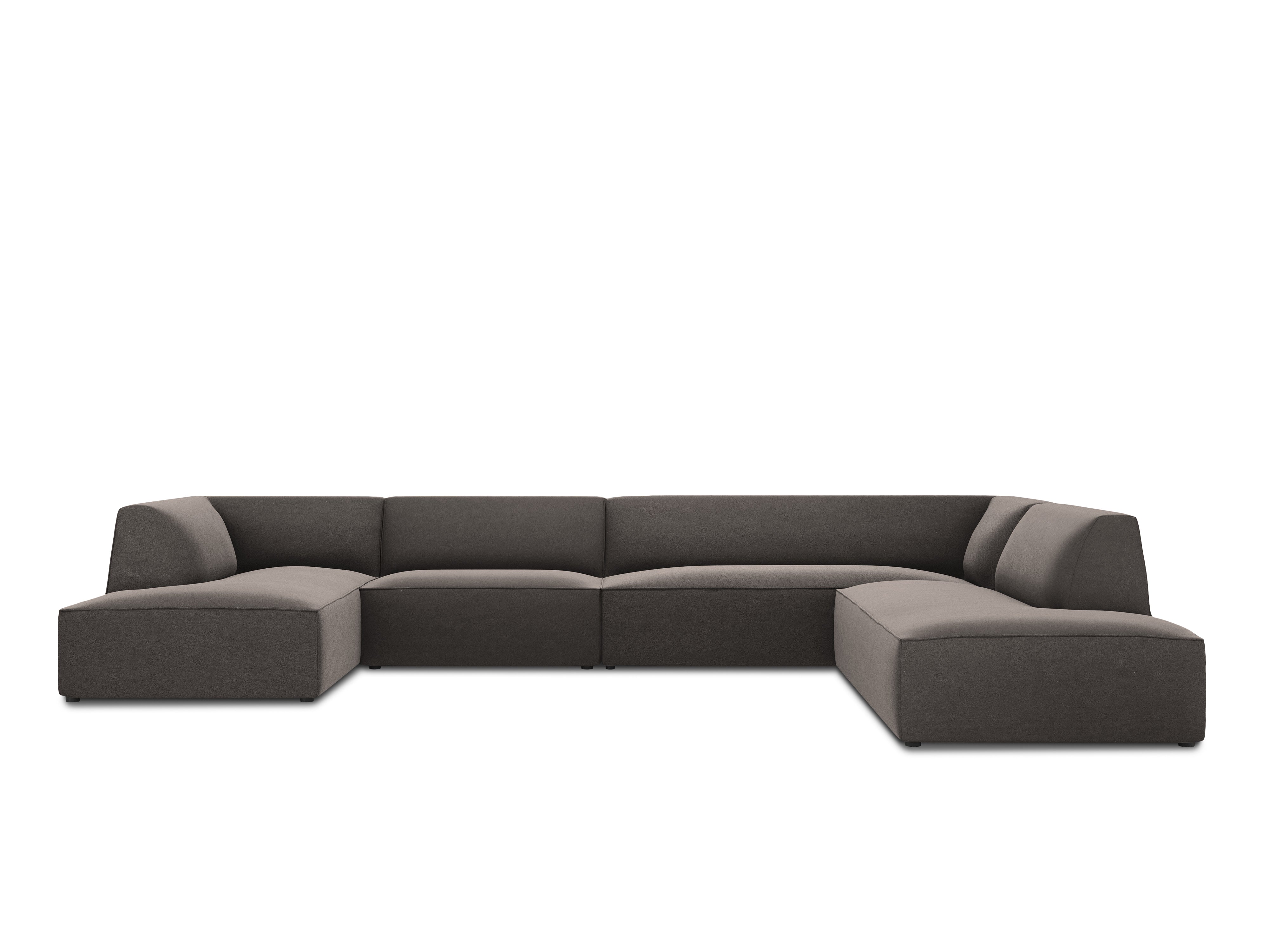 Ecksofa Ruby, 7 Sitze, 366x273cm, Material: Samt