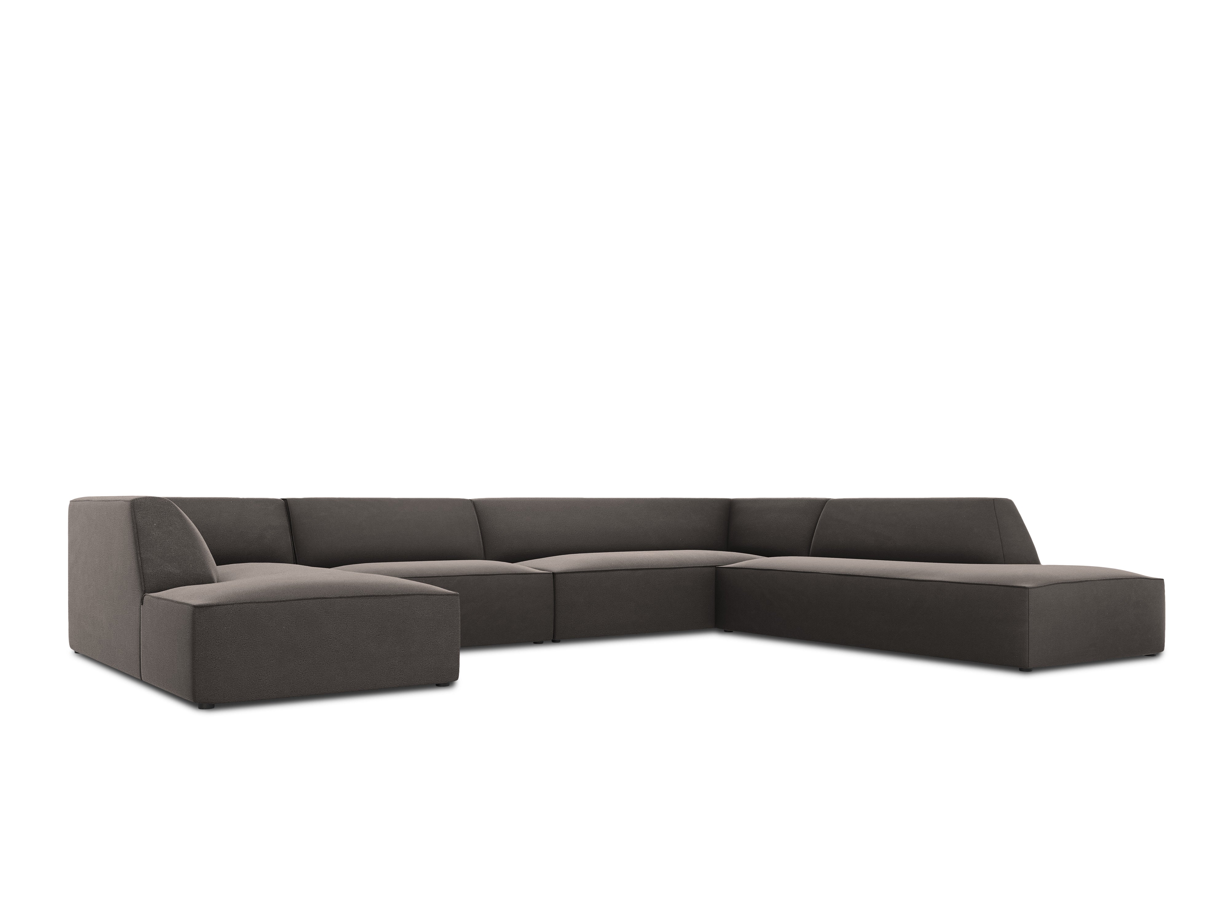 Ecksofa Ruby, 7 Sitze, 366x273cm, Material: Samt