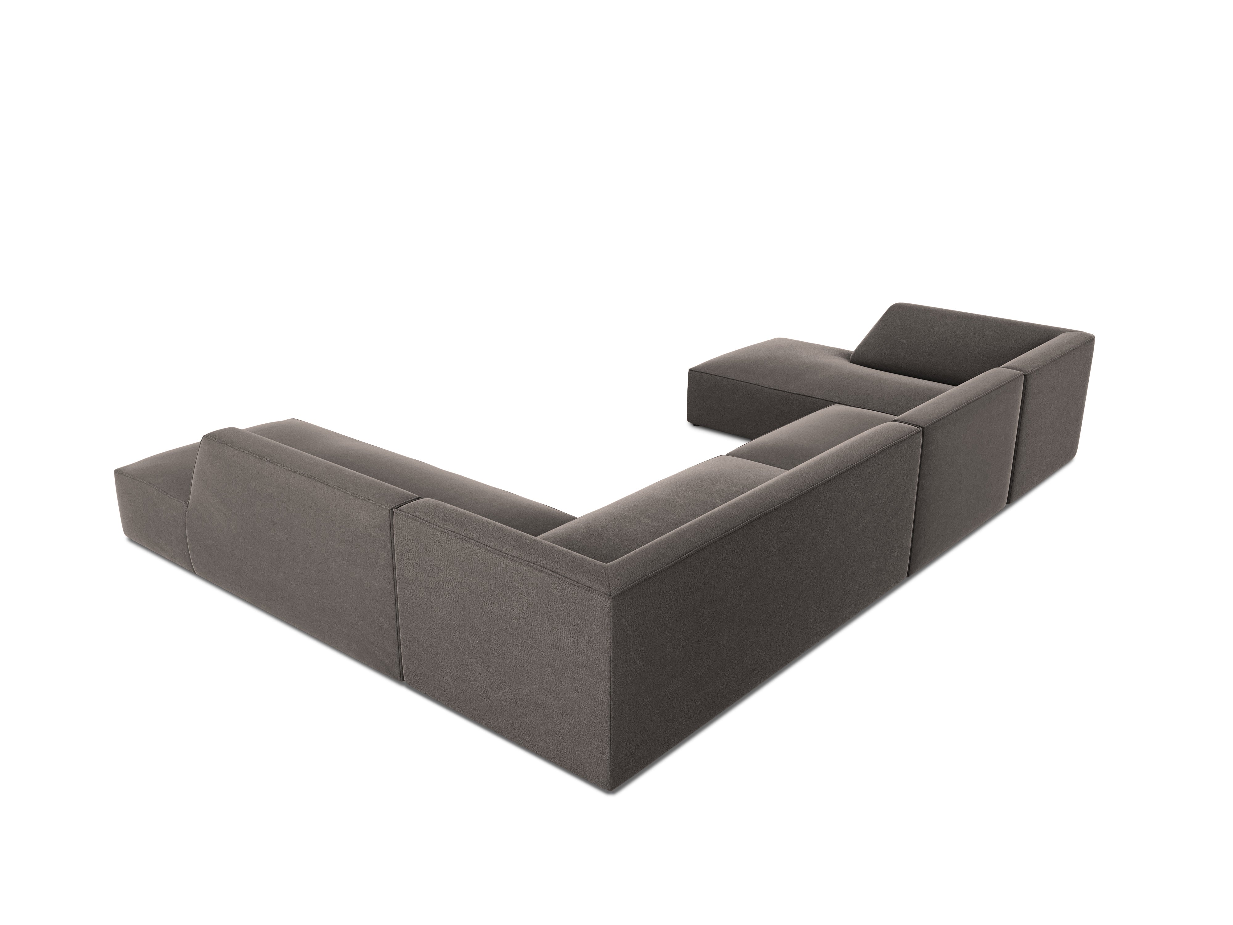 Ecksofa Ruby, 7 Sitze, 366x273cm, Material: Samt