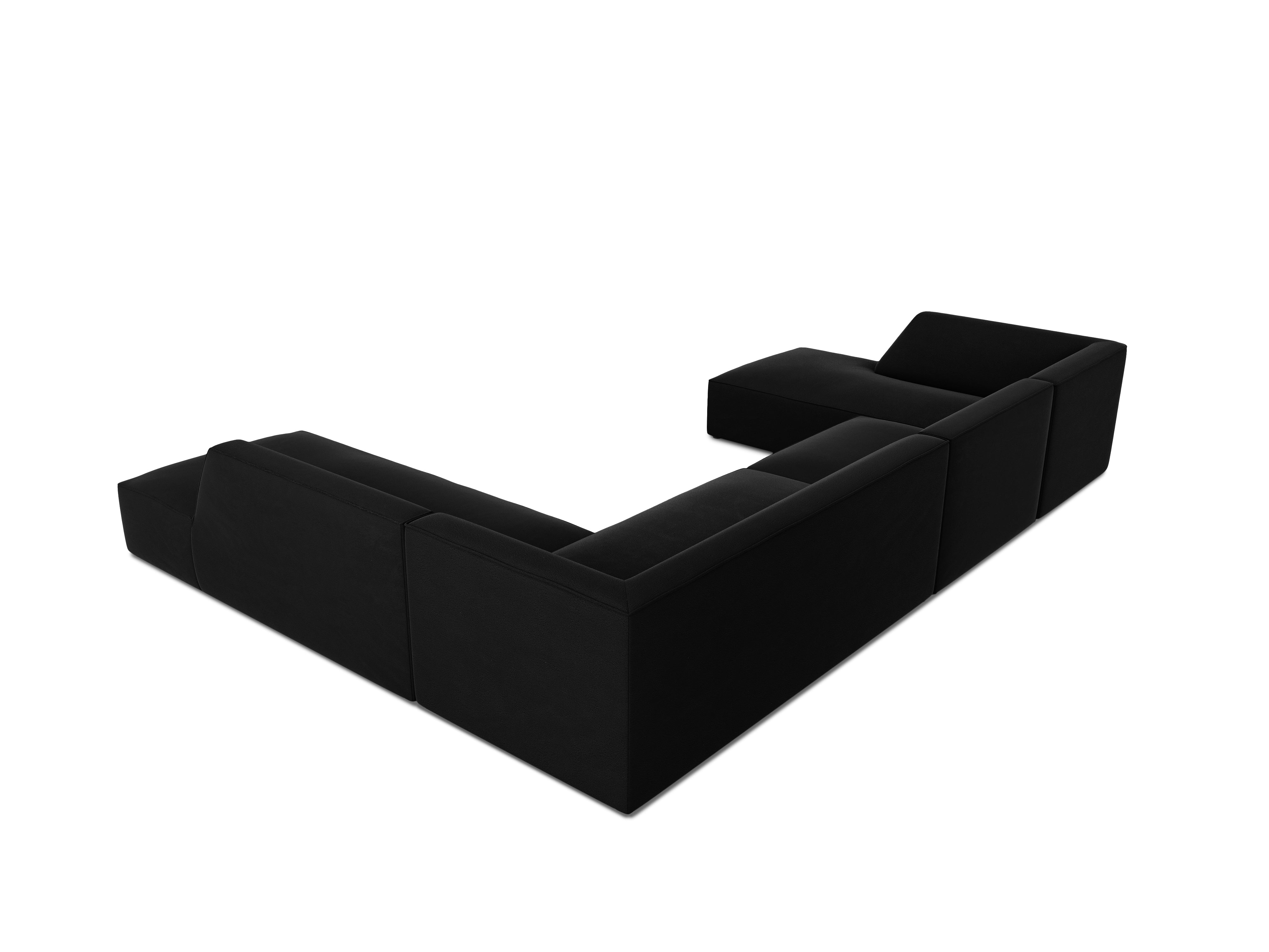 Ecksofa Ruby, 7 Sitze, 366x273cm, Material: Samt