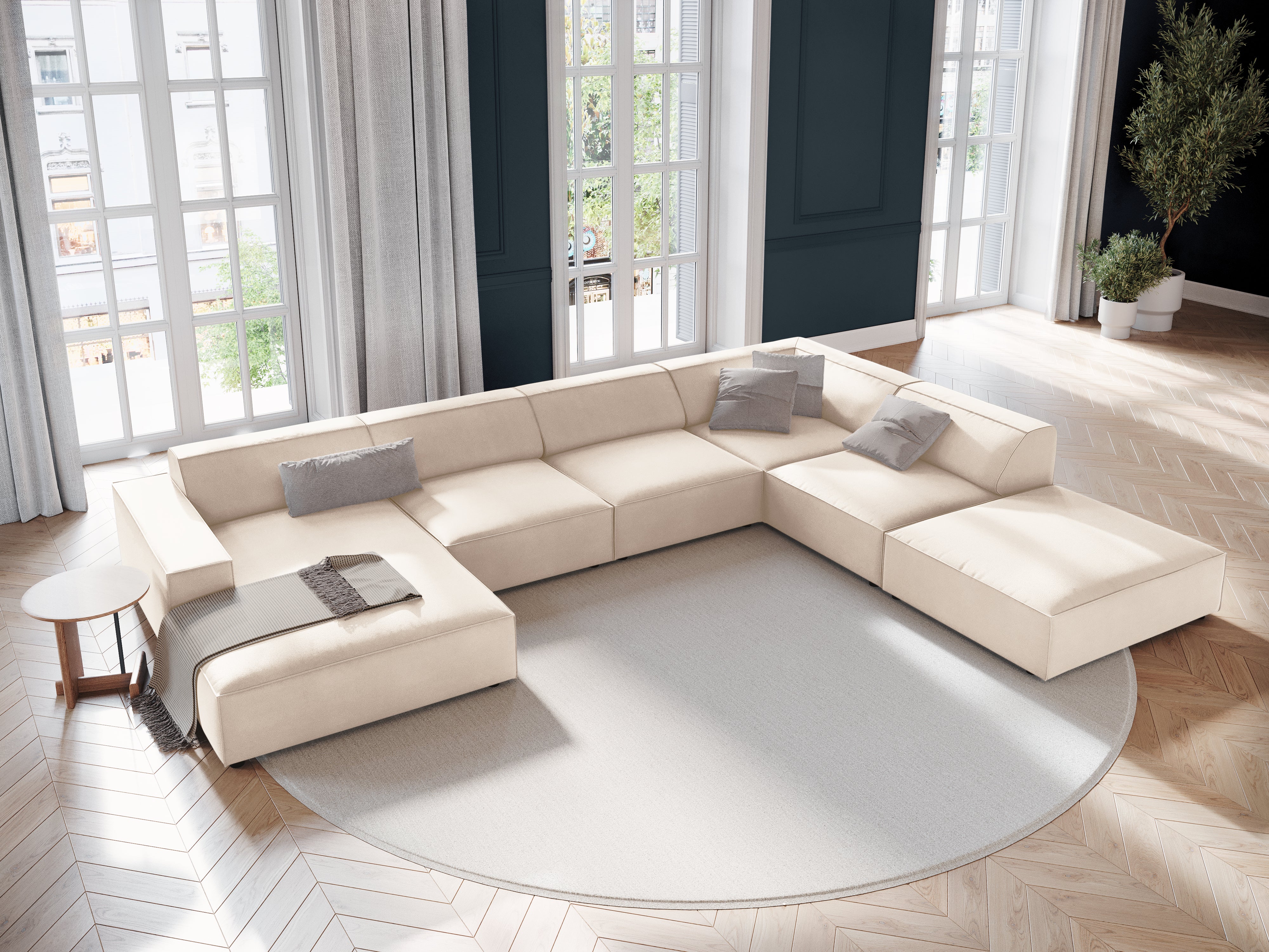 Jodie-Set 364x262cm, Material: Samt