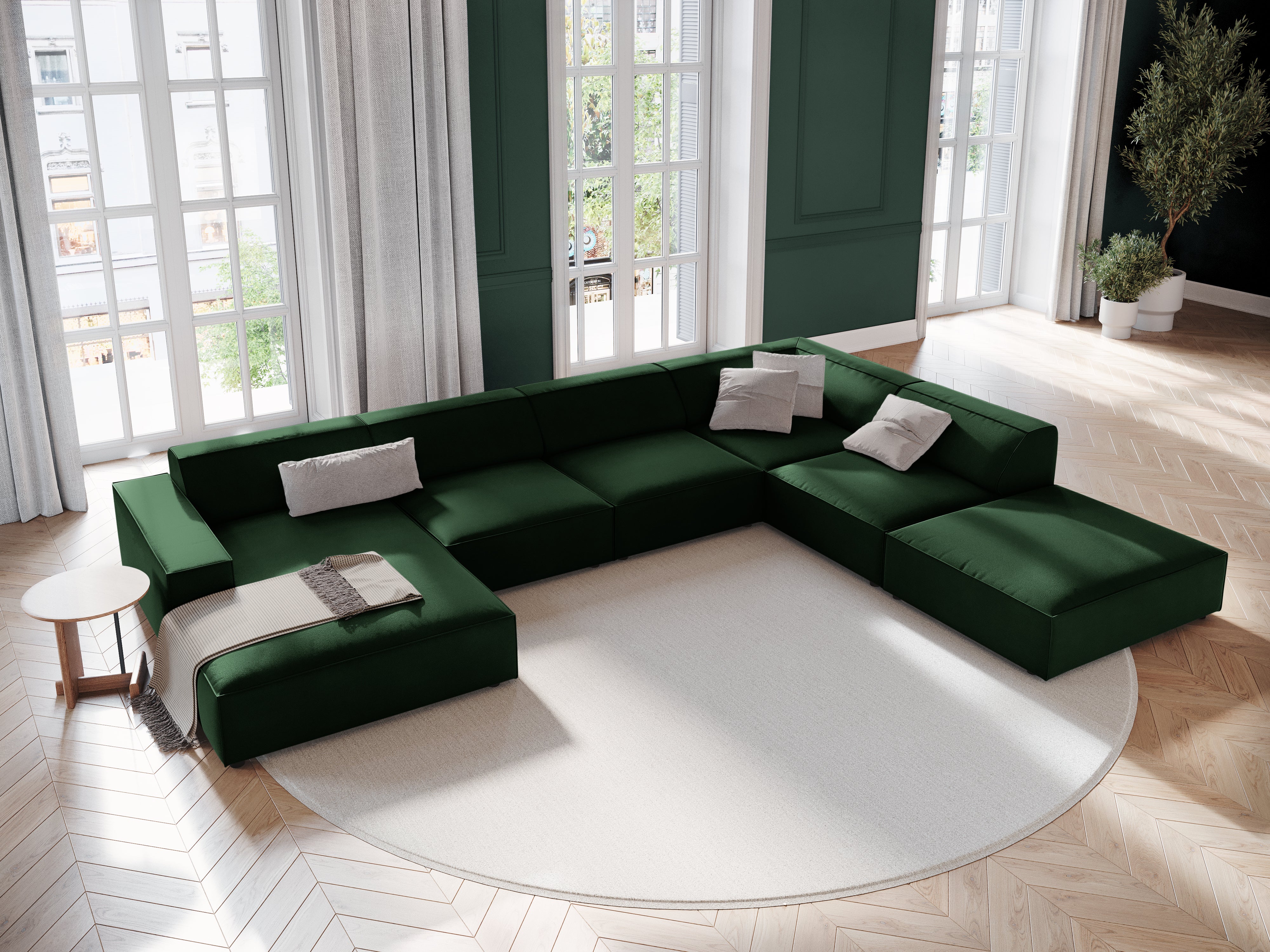 Jodie-Set 364x262cm, Material: Samt