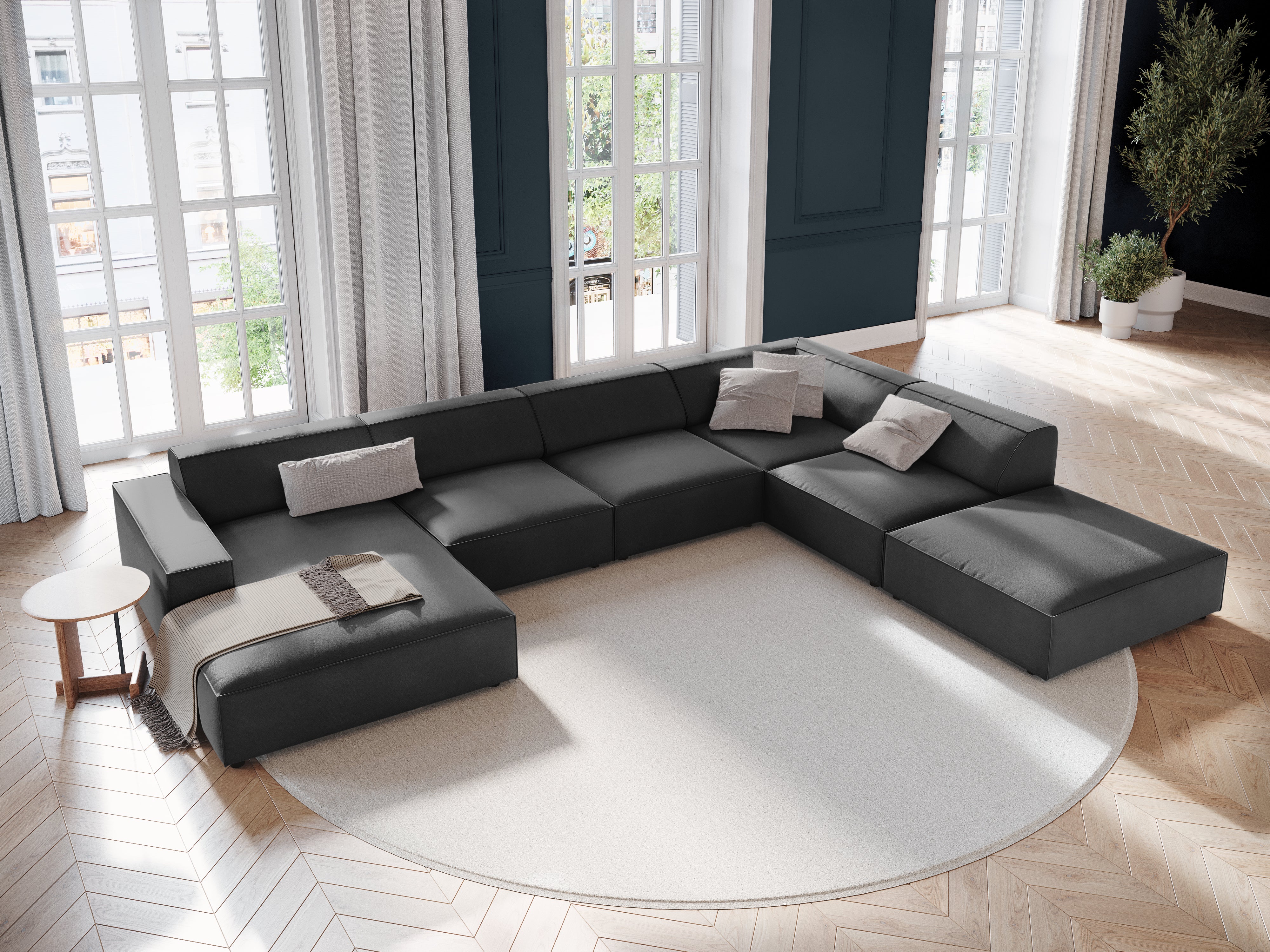 Jodie-Set 364x262cm, Material: Samt