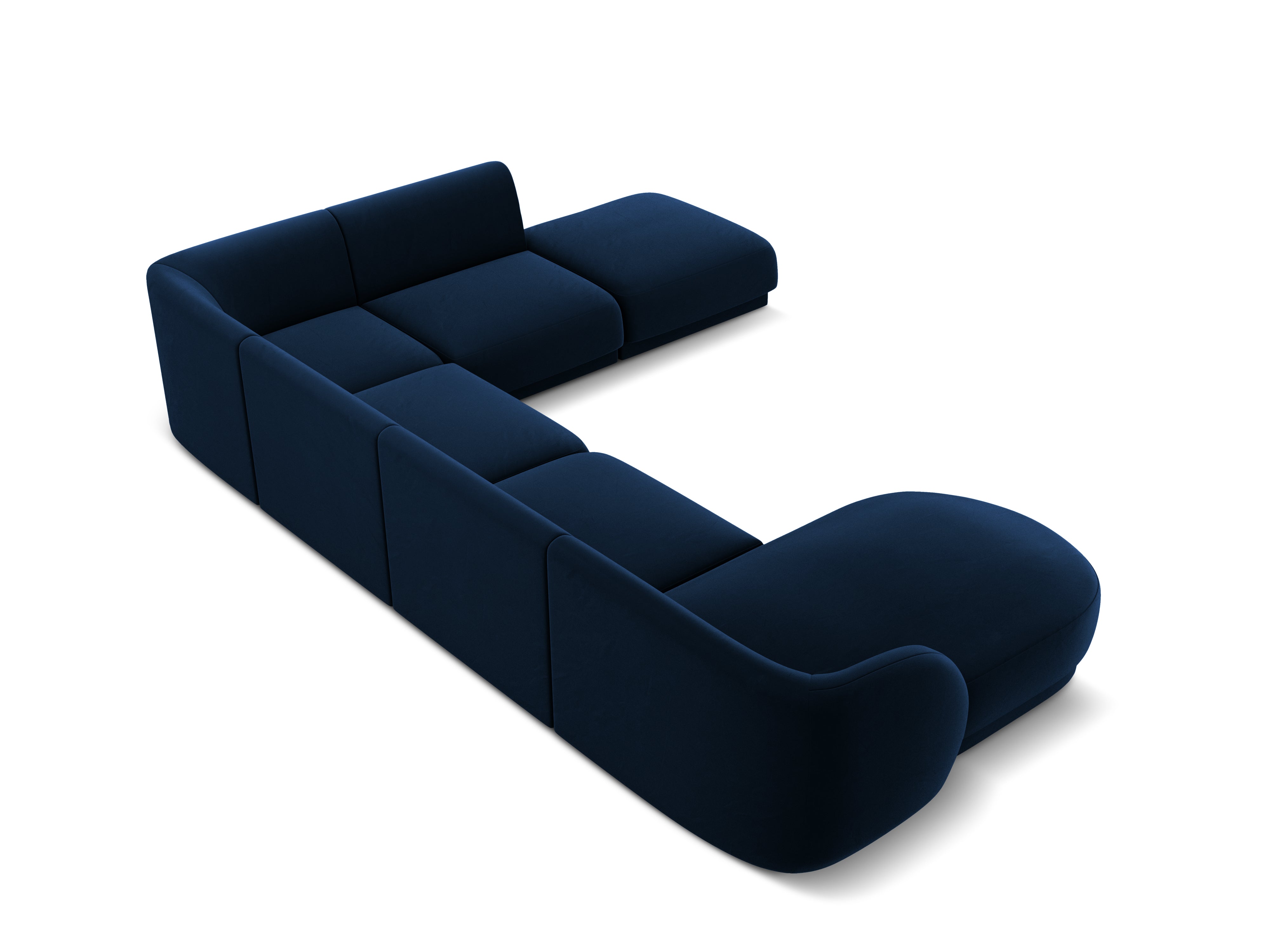 Ecksofa Miley Panoramic, 330x255cm, Material: Samt