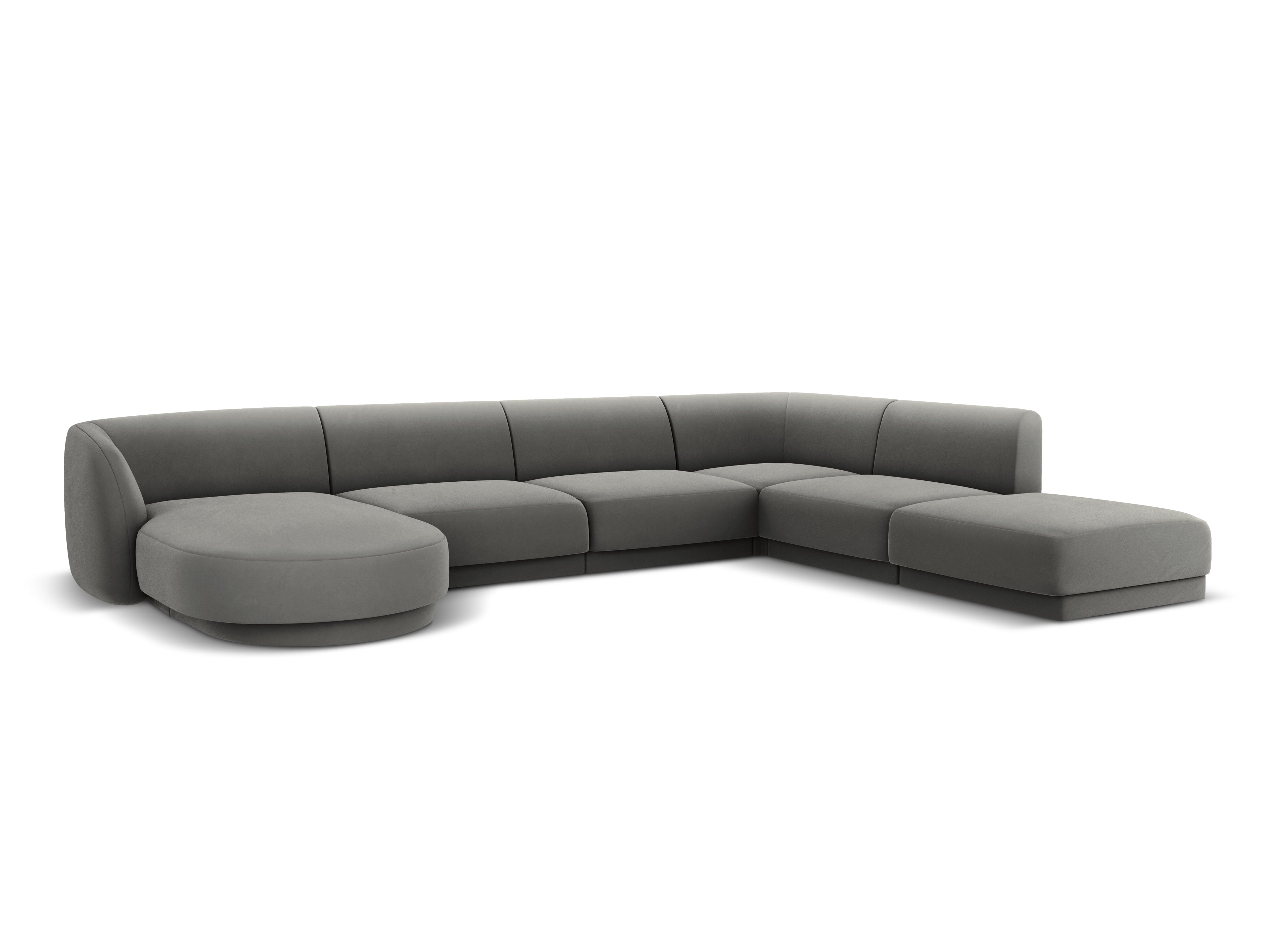 Ecksofa Miley Panoramic, 330x255cm, Material: Samt