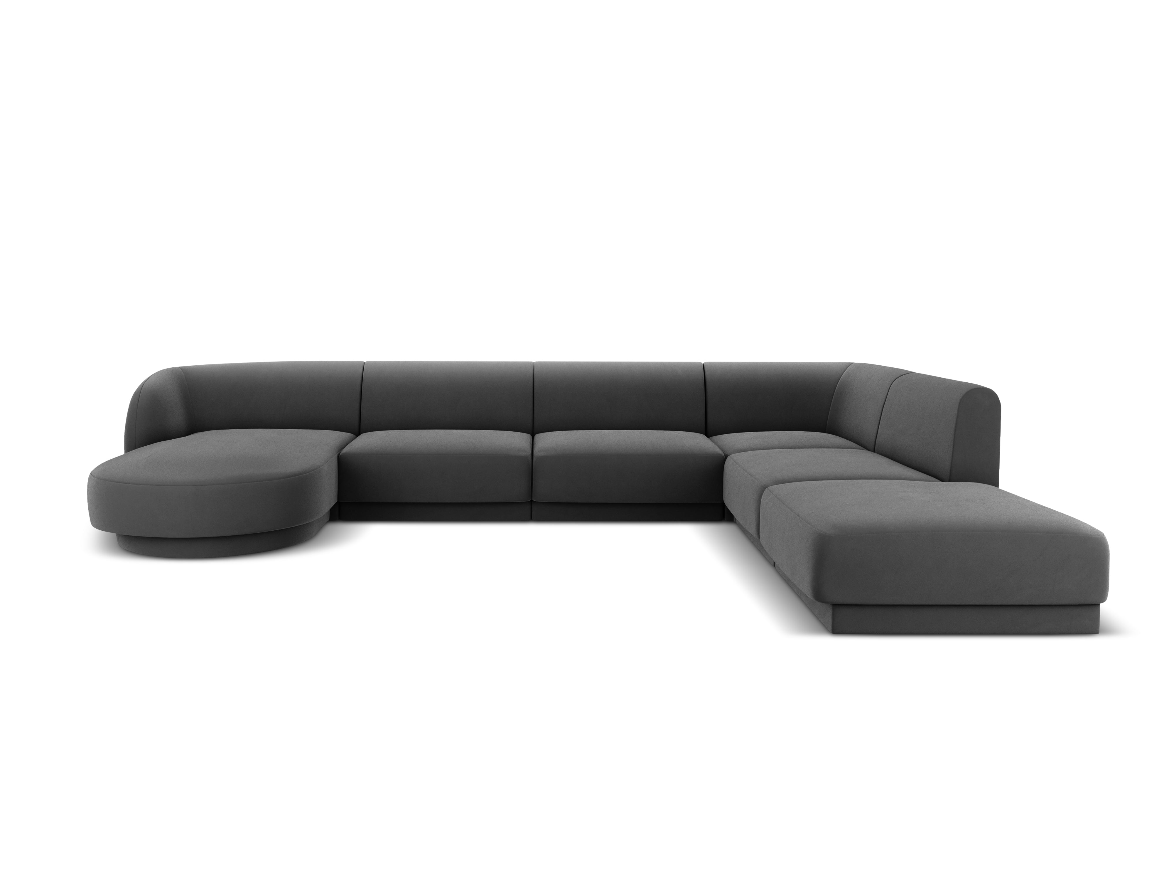 Ecksofa Miley Panoramic, 330x255cm, Material: Samt
