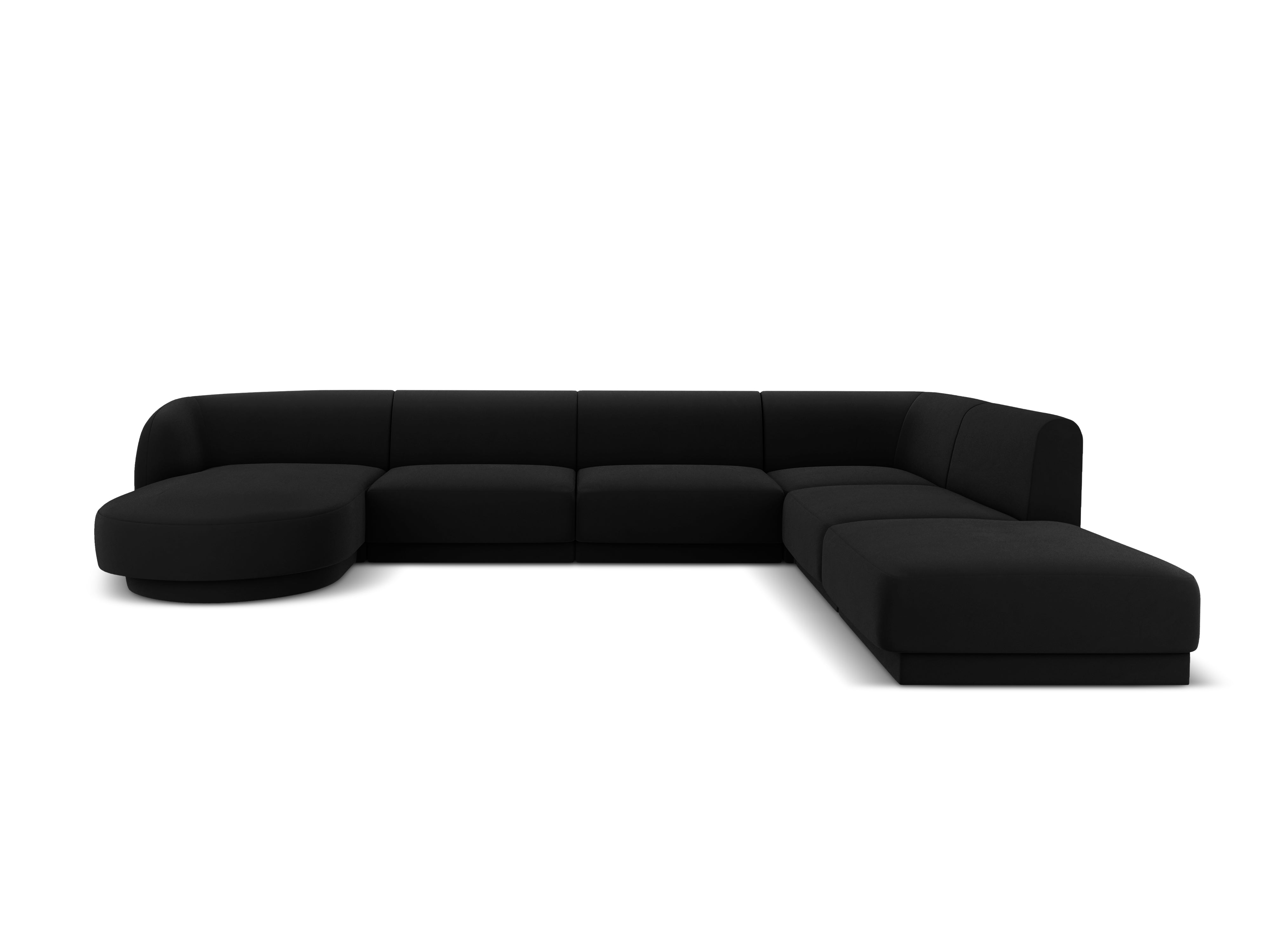 Ecksofa Miley Panoramic, 330x255cm, Material: Samt