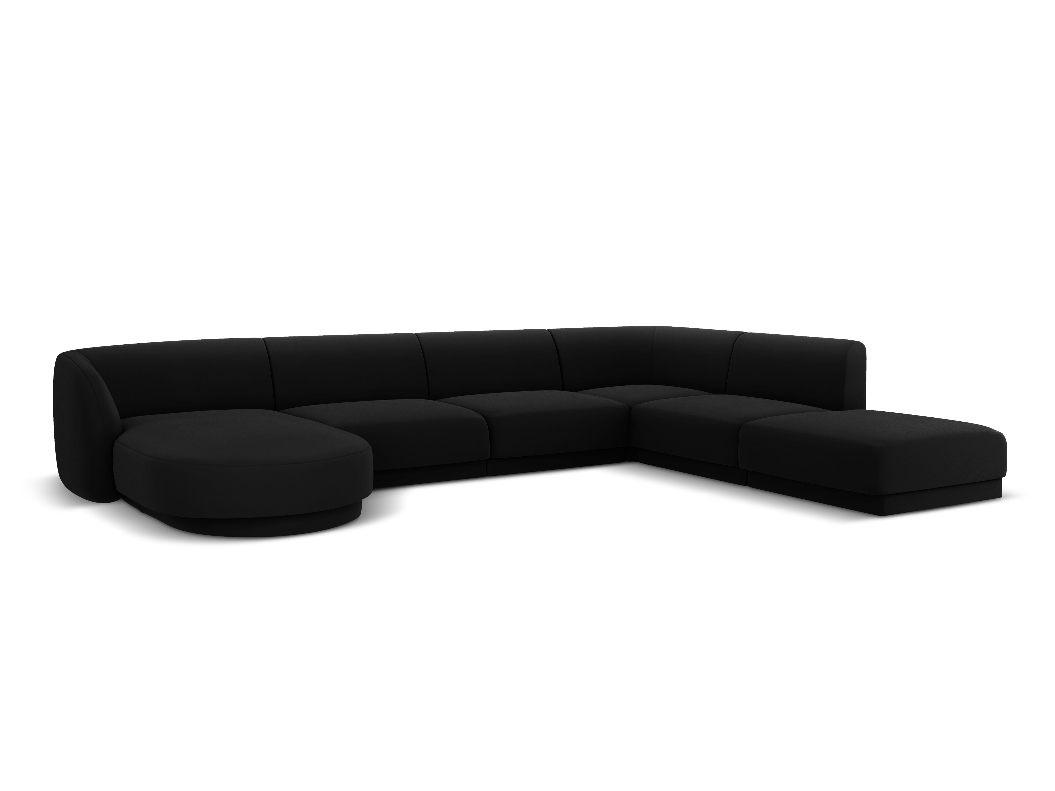 Ecksofa Miley Panoramic, 330x255cm, Material: Samt
