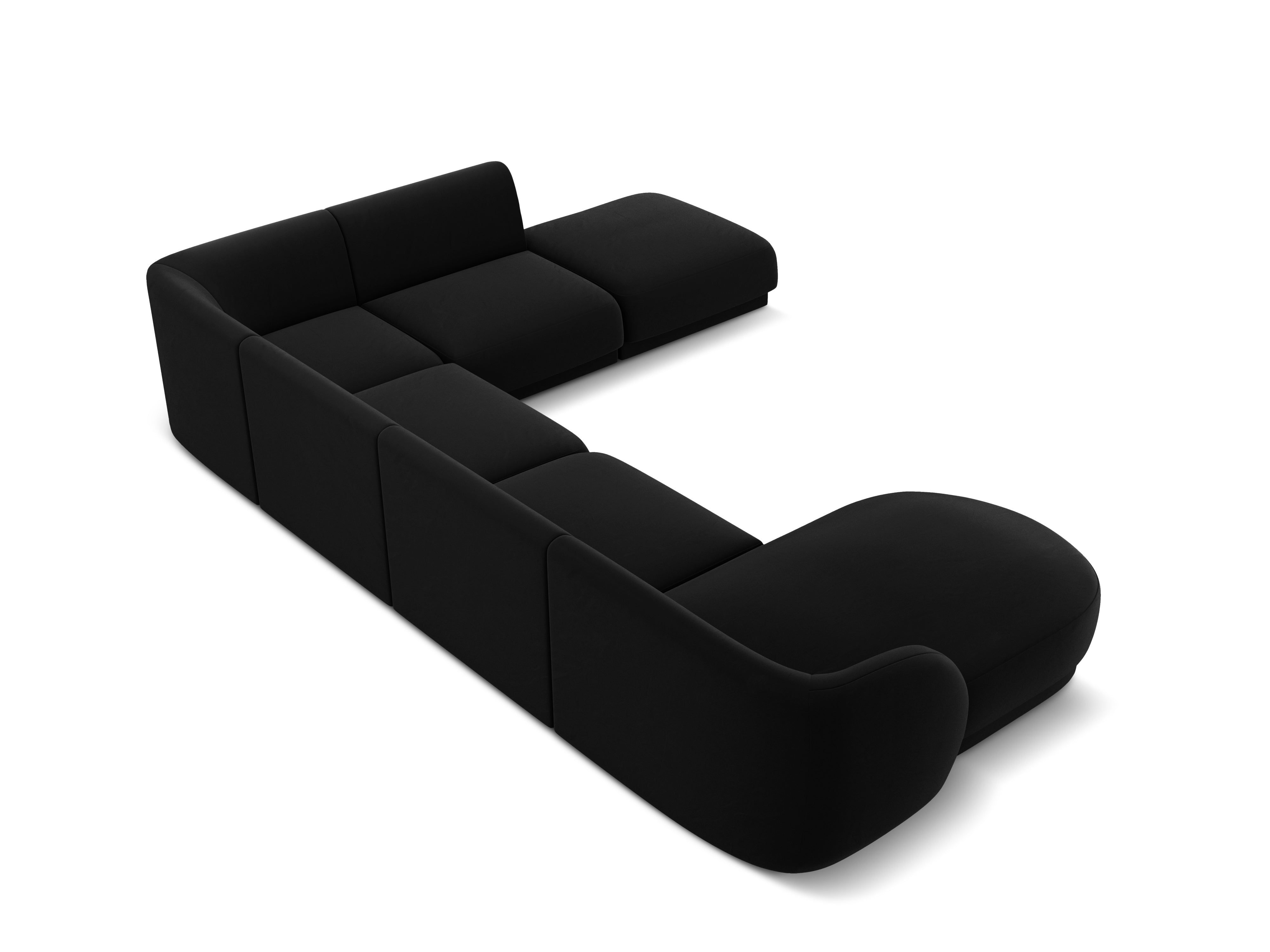 Ecksofa Miley Panoramic, 330x255cm, Material: Samt
