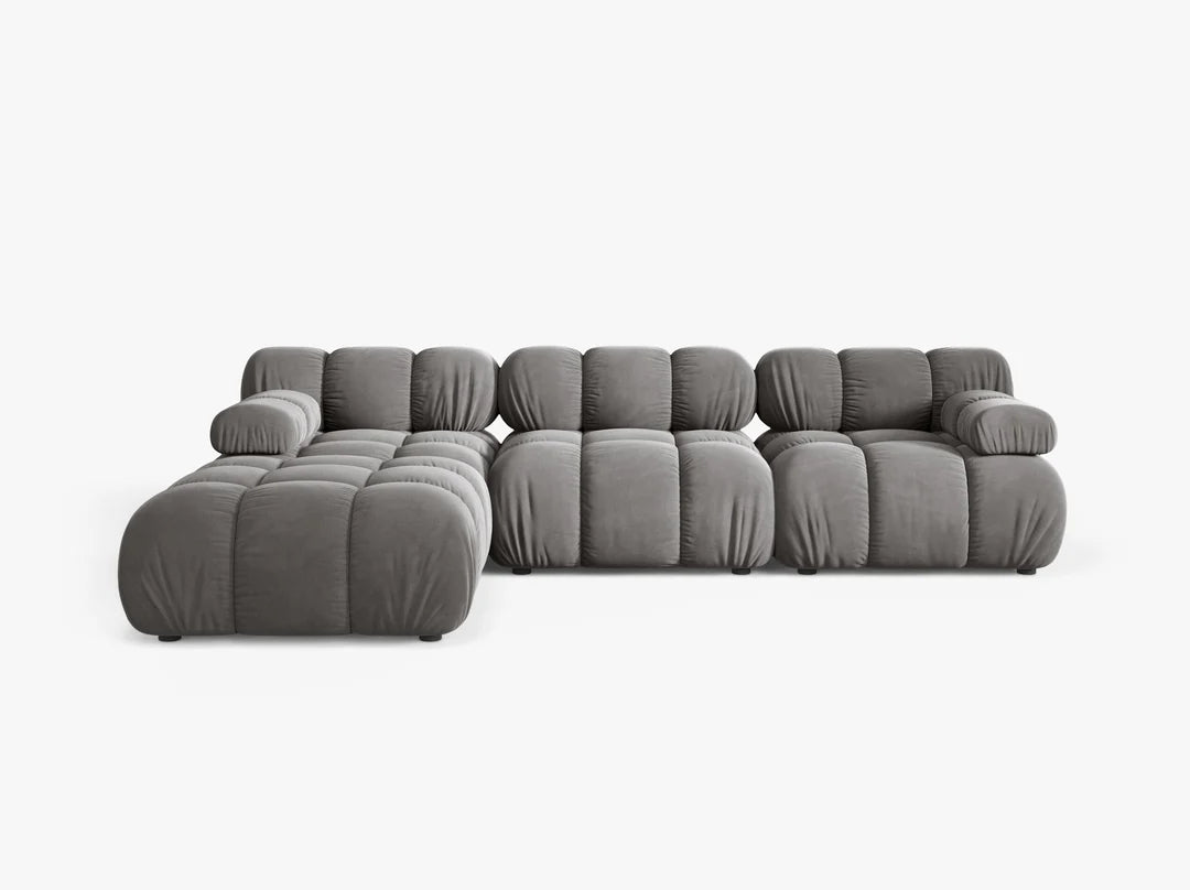 Ecksofa Bellis 282x188cm, Material: Samt