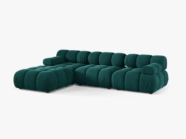 Ecksofa Bellis 282x188cm, Material: Samt