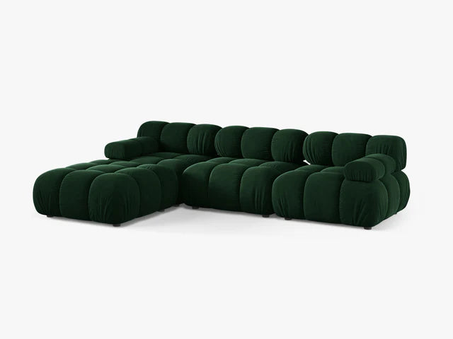 Ecksofa Bellis 282x188cm, Material: Samt