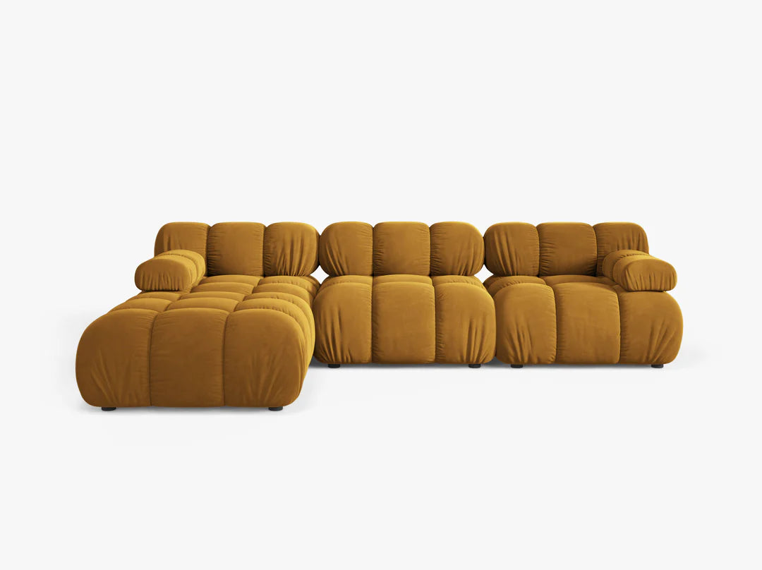 Ecksofa Bellis 282x188cm, Material: Samt