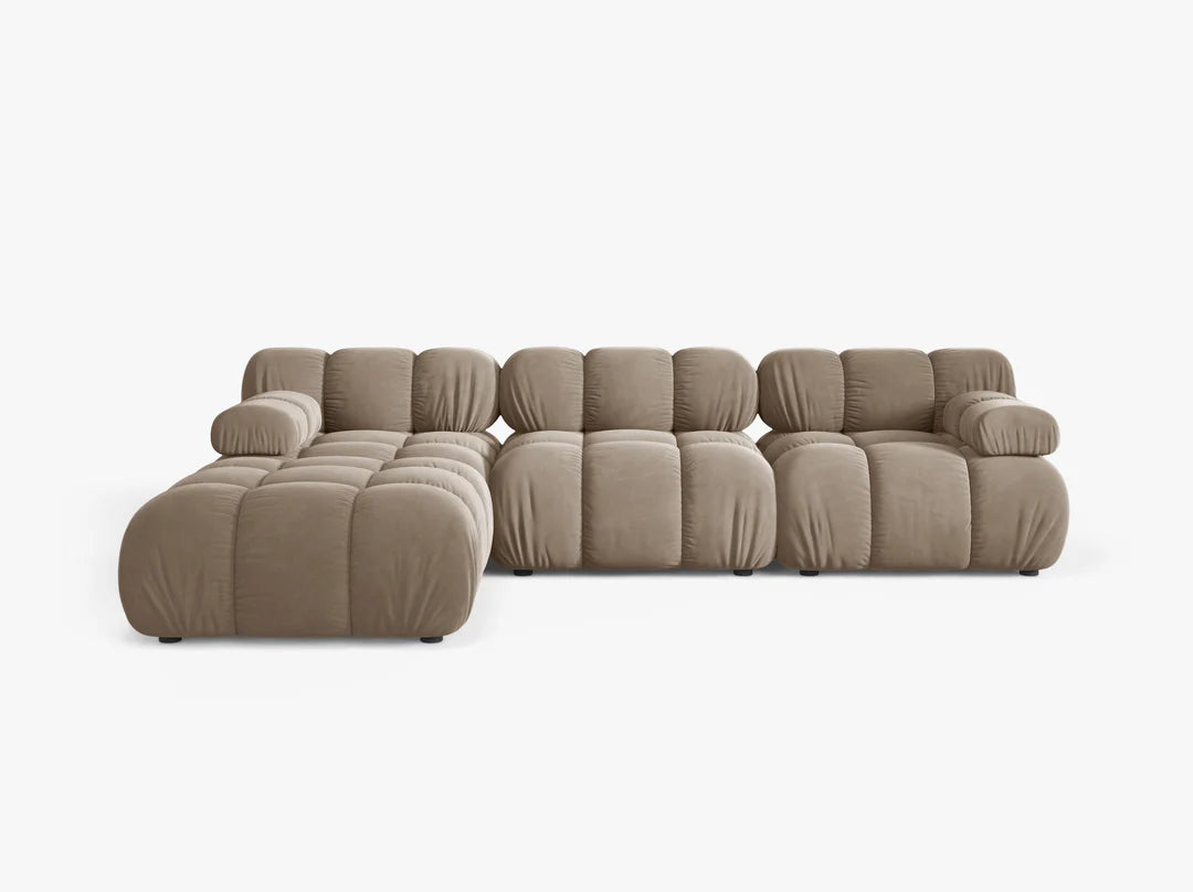 Ecksofa Bellis 282x188cm, Material: Samt