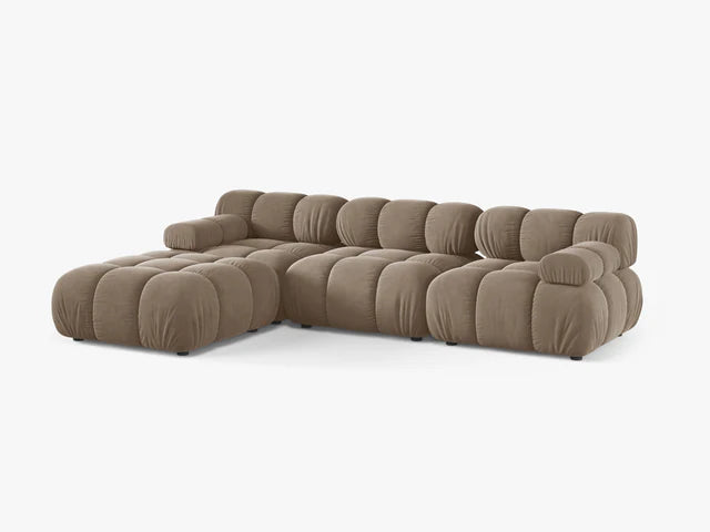 Ecksofa Bellis 282x188cm, Material: Samt