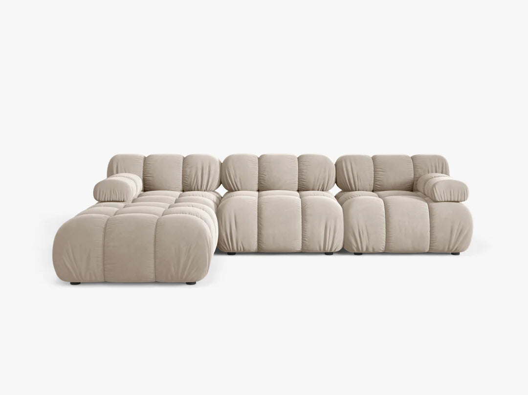 Ecksofa Bellis 282x188cm, Material: Samt