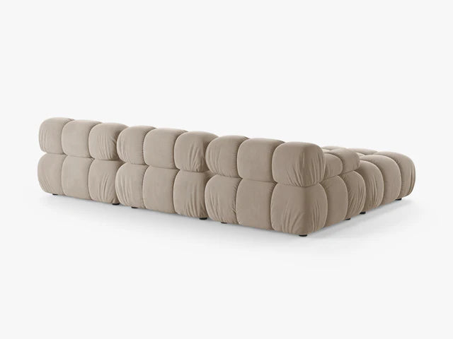 Ecksofa Bellis 282x188cm, Material: Samt