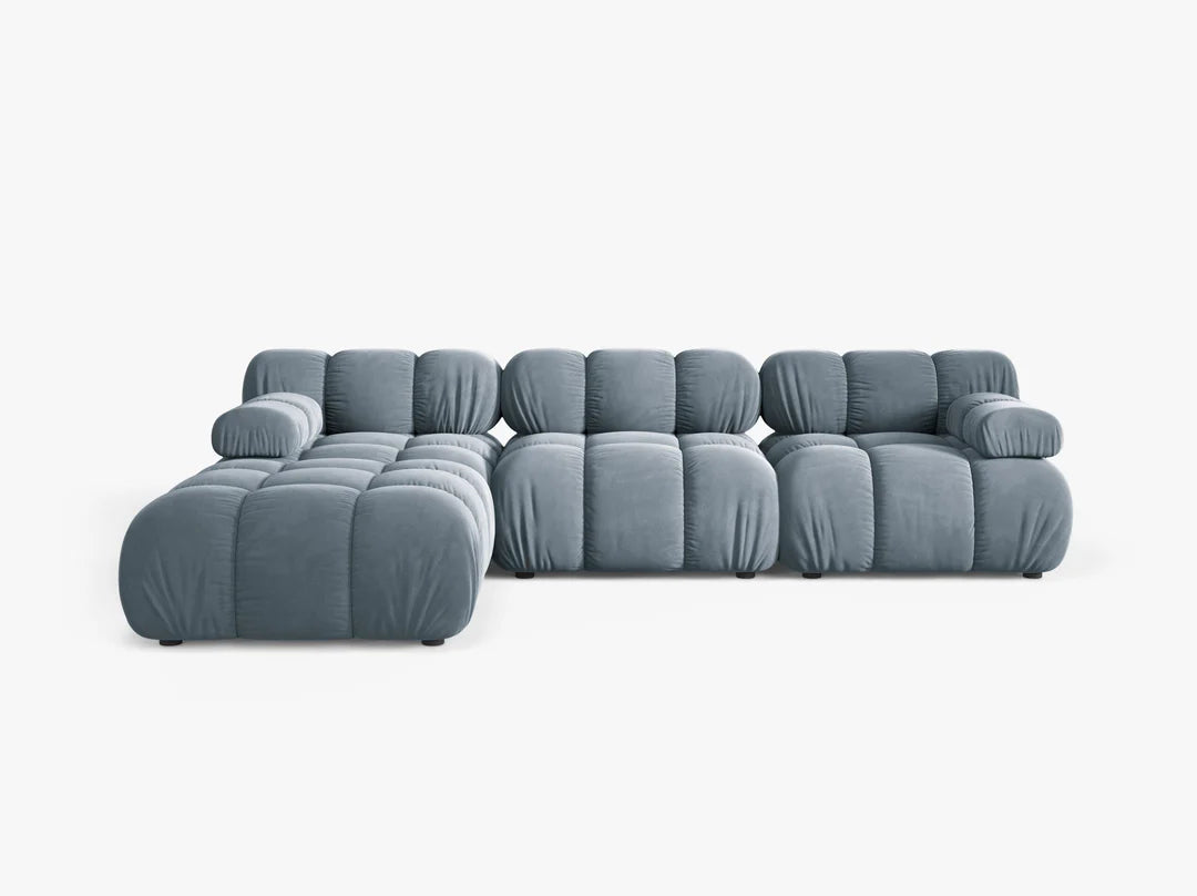 Ecksofa Bellis 282x188cm, Material: Samt