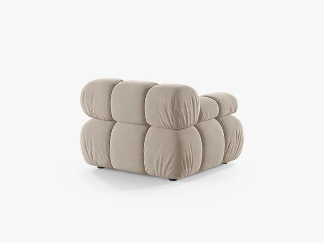 Bellis Modul mit Armlehne 94x94cm, Material: Samt