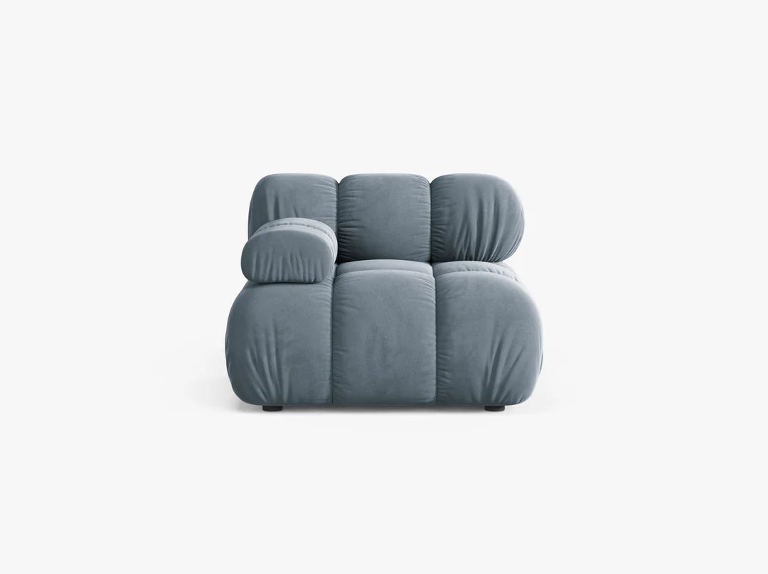 Bellis Modul mit Armlehne 94x94cm, Material: Samt