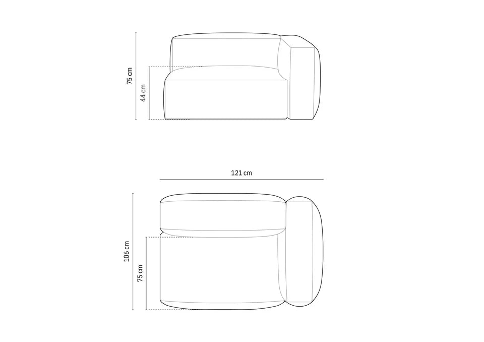 Modul Martina, 120x106cm, Material: Strukturstoff