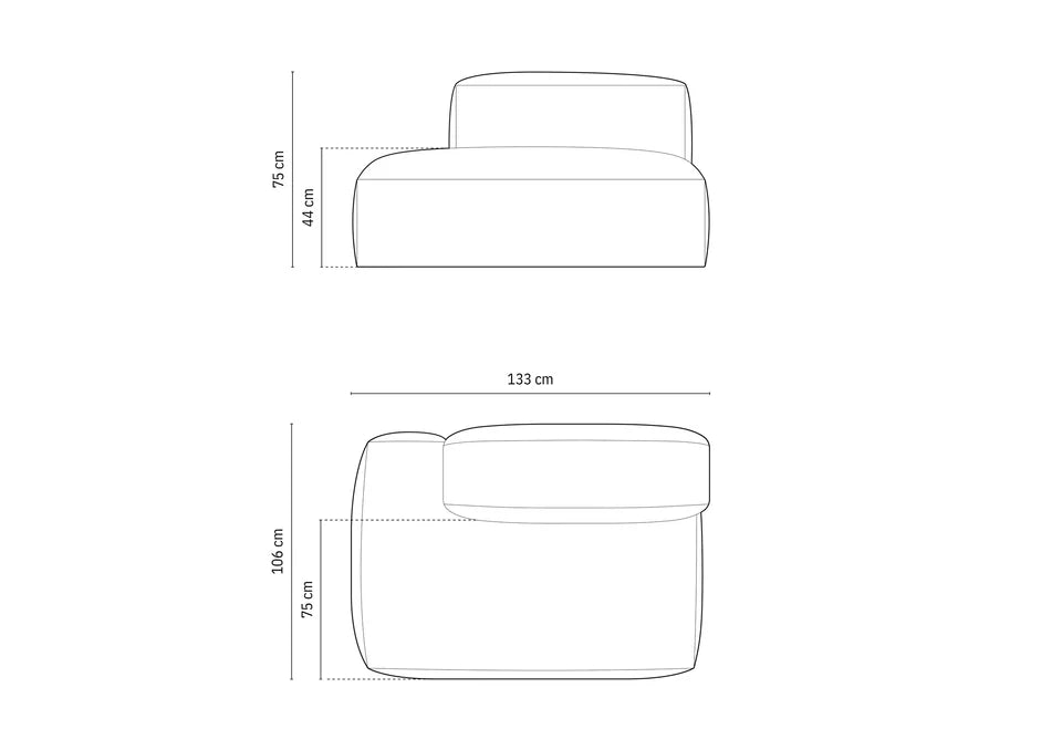 Modul Martina, 133x106cm, Material: Strukturstoff