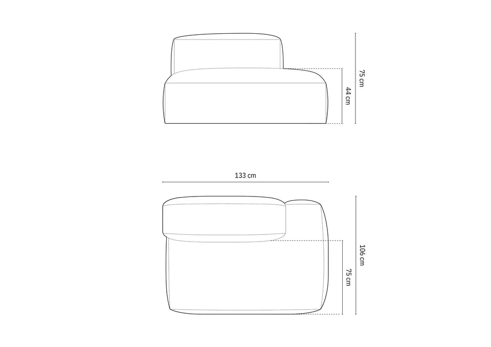 Martina Modul, 133x106cm, Material: Samt