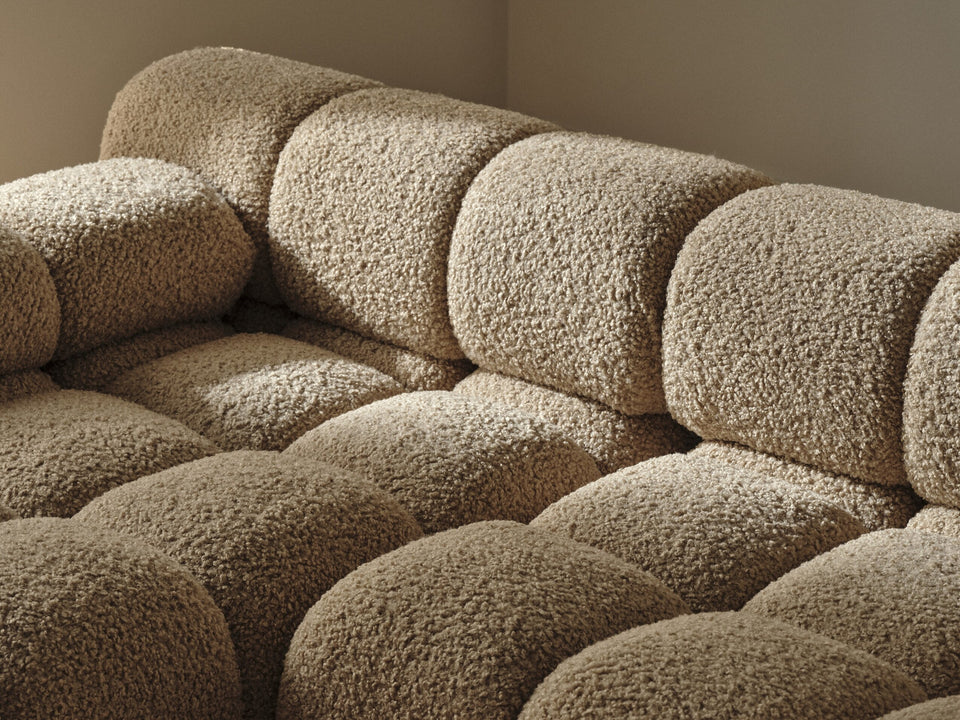 Bellis Modulares Sofa 282x94cm, Material: Bouclé