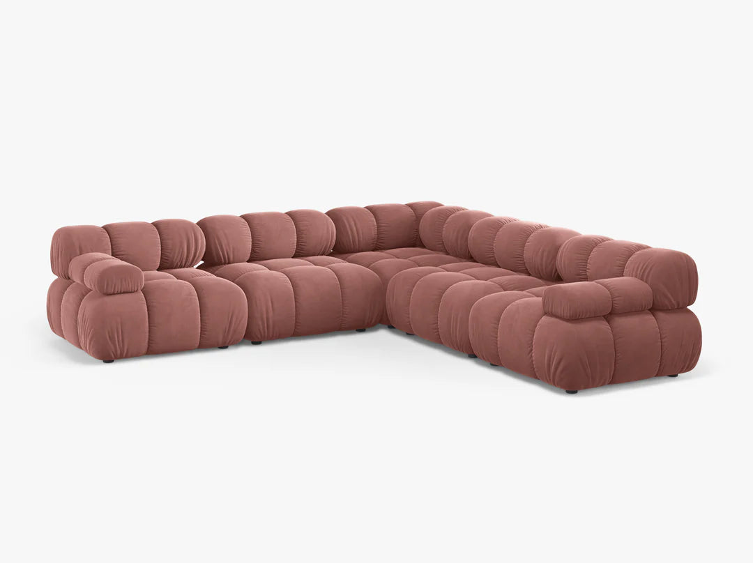 Ecksofa Bellis 282x282cm, Material: Samt