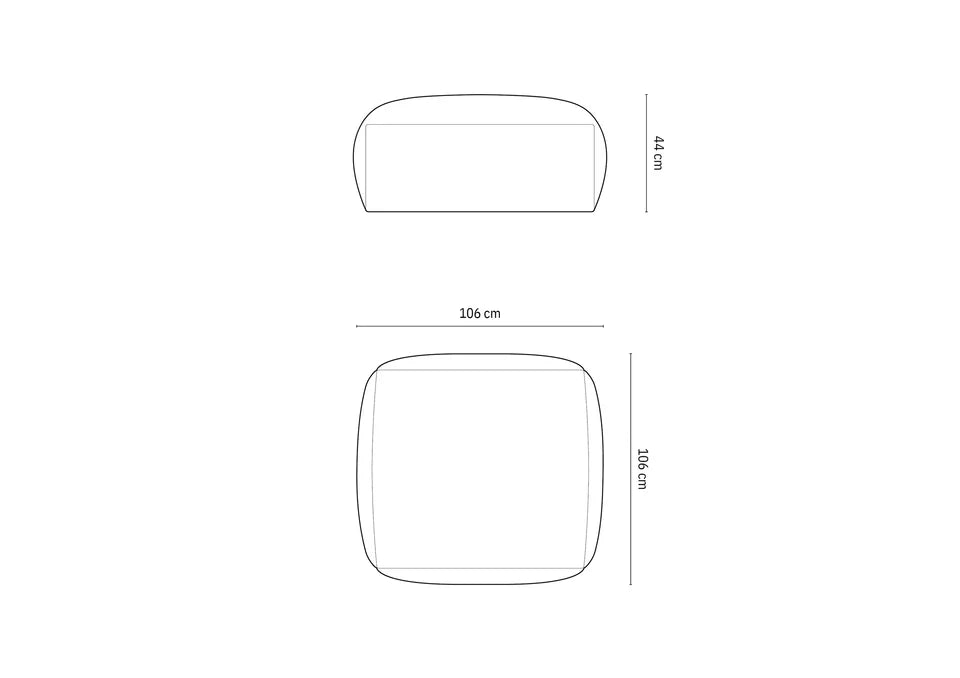 Martina Hocker, 106x106cm, Material: Strukturstoff