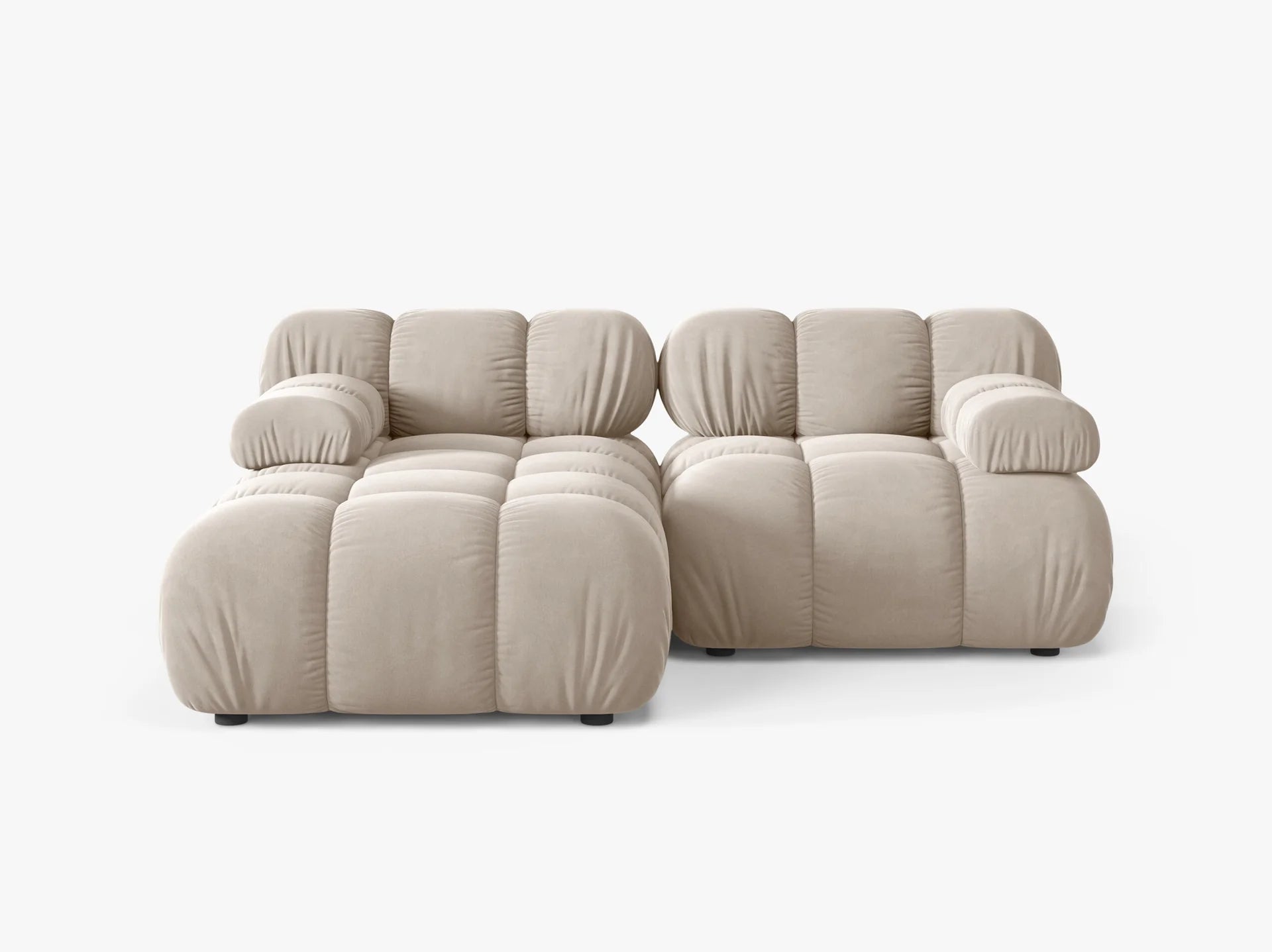 Modulares Sofa Bellis 188x155cm, Material: Samt