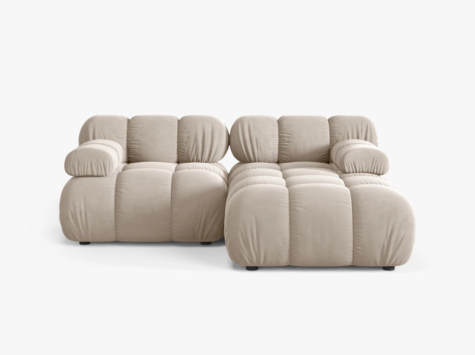 Modulares Sofa Bellis 188x155cm, Material: Samt