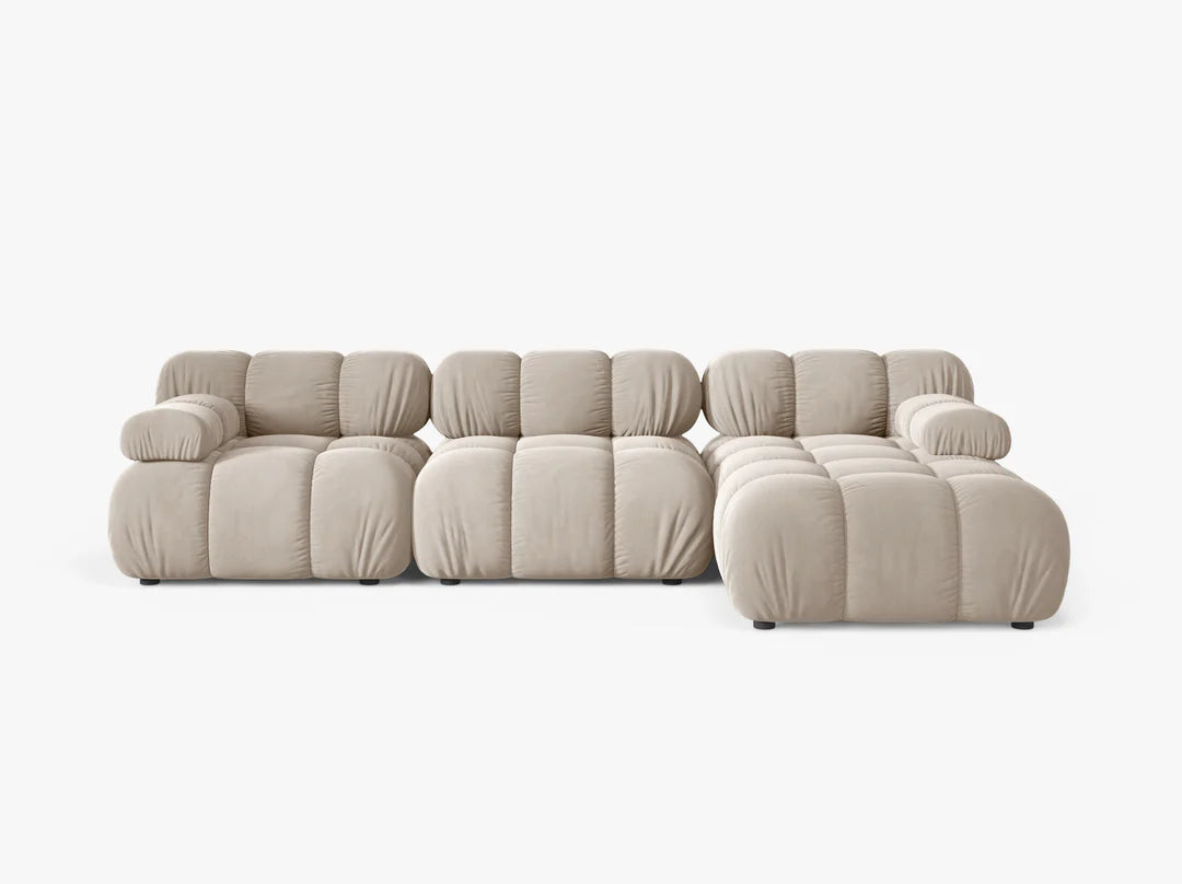 Modulares Sofa Bellis 282x155cm, Material: Samt