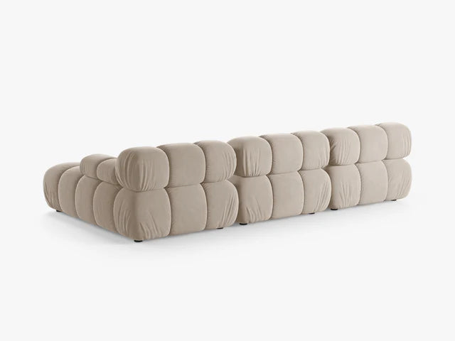 Modulares Sofa Bellis 282x155cm, Material: Samt