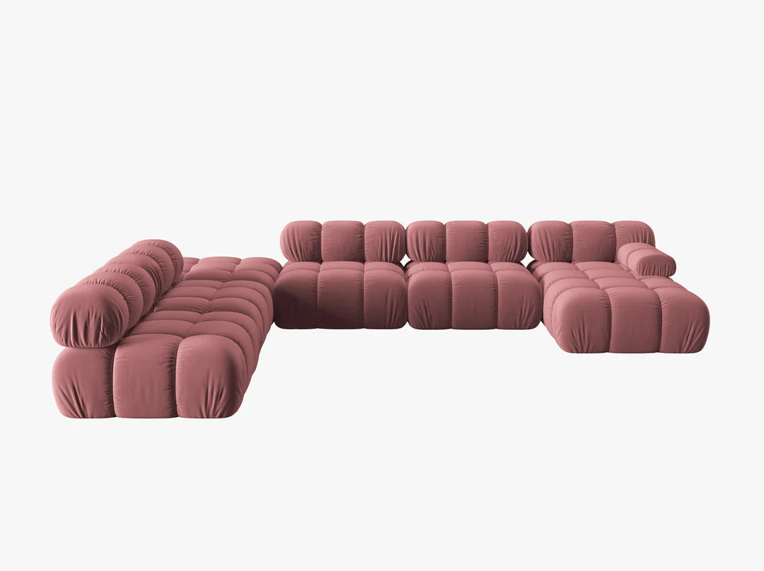 Modulares Sofa Bellis 376x282cm, Material: Samt