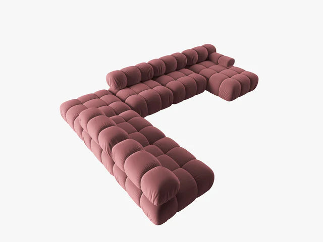 Modulares Sofa Bellis 376x282cm, Material: Samt
