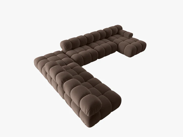 Modulares Sofa Bellis 376x282cm, Material: Samt