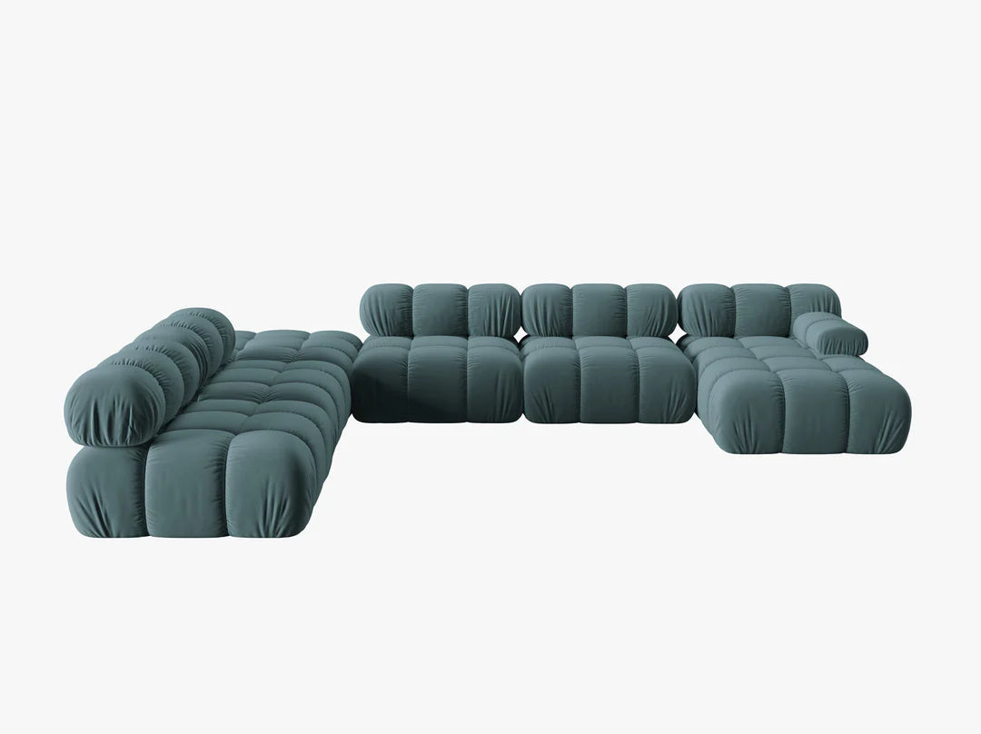 Modulares Sofa Bellis 376x282cm, Material: Samt