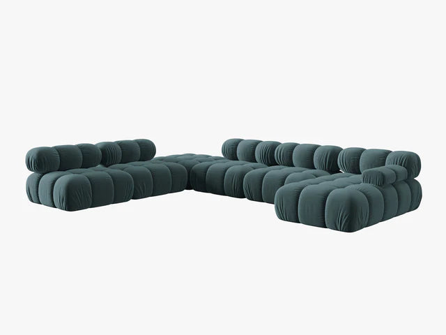 Modulares Sofa Bellis 376x282cm, Material: Samt