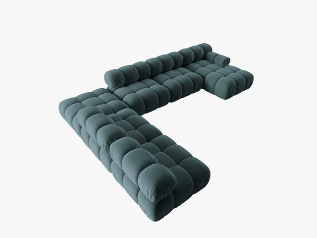 Modulares Sofa Bellis 376x282cm, Material: Samt