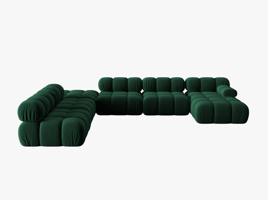 Modulares Sofa Bellis 376x282cm, Material: Samt