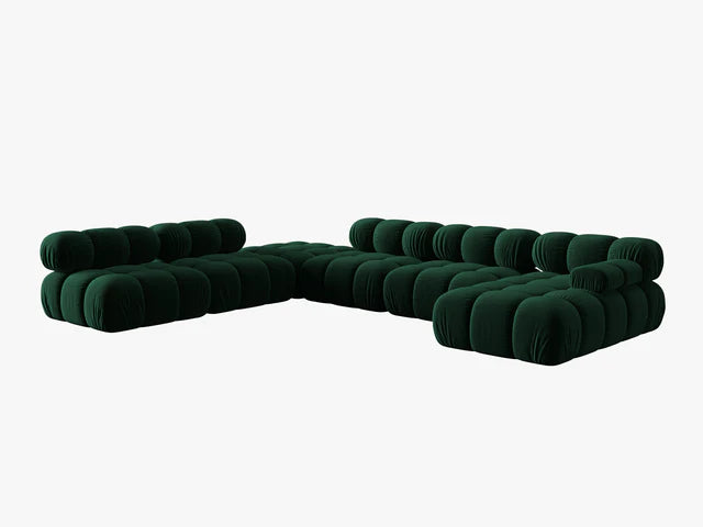 Modulares Sofa Bellis 376x282cm, Material: Samt